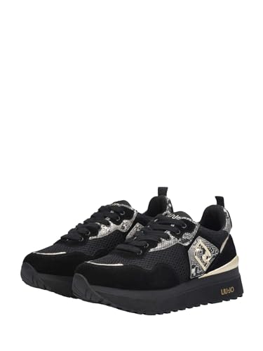 Liu Jo BF5009PX684 Sneakers donna pelle nero 37 EU