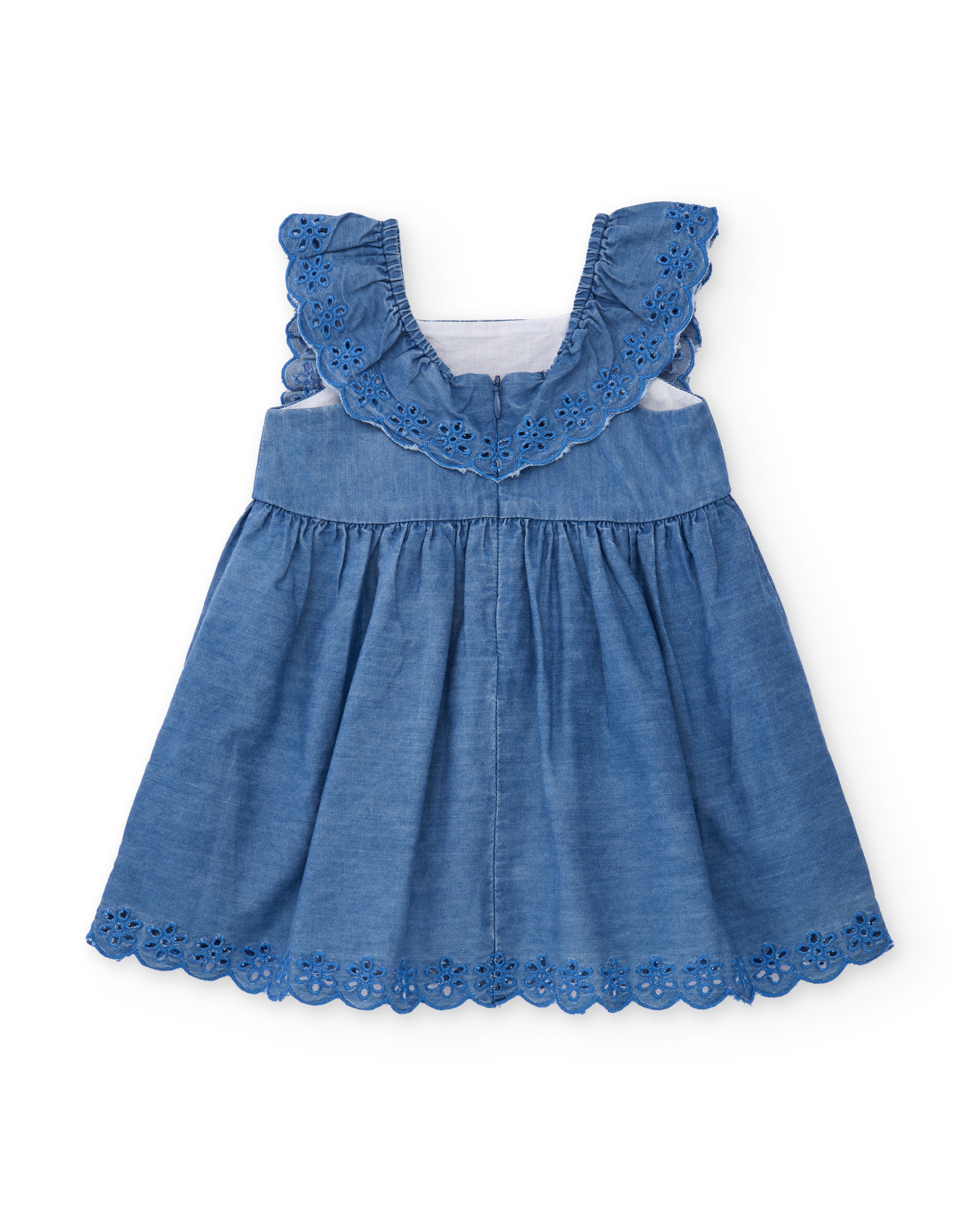 TucTuc Vestiti vestito bambina jeans blu denim