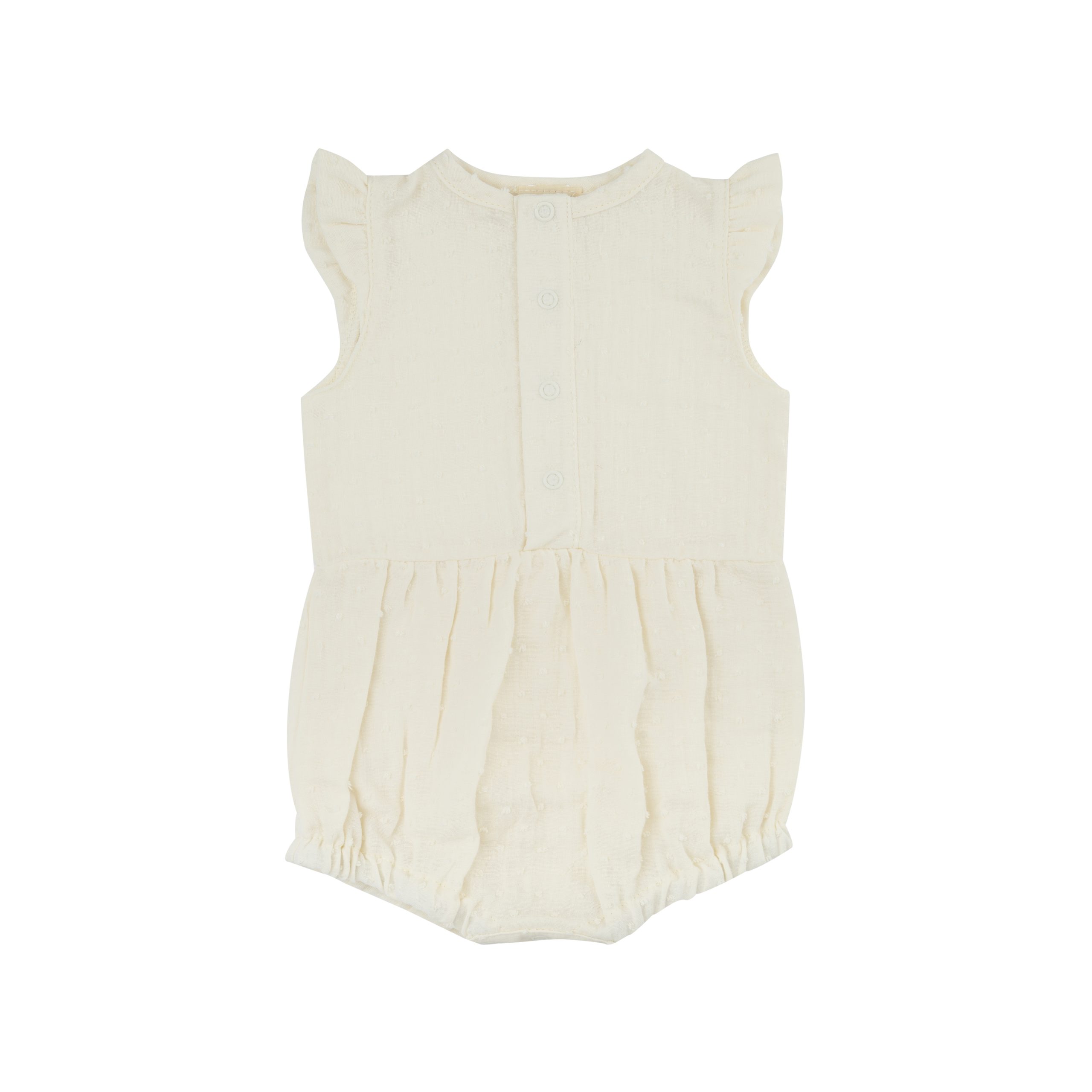 Woolly Organic Baby Rompers Muslin Plumetis pagliaccetto ali cotone