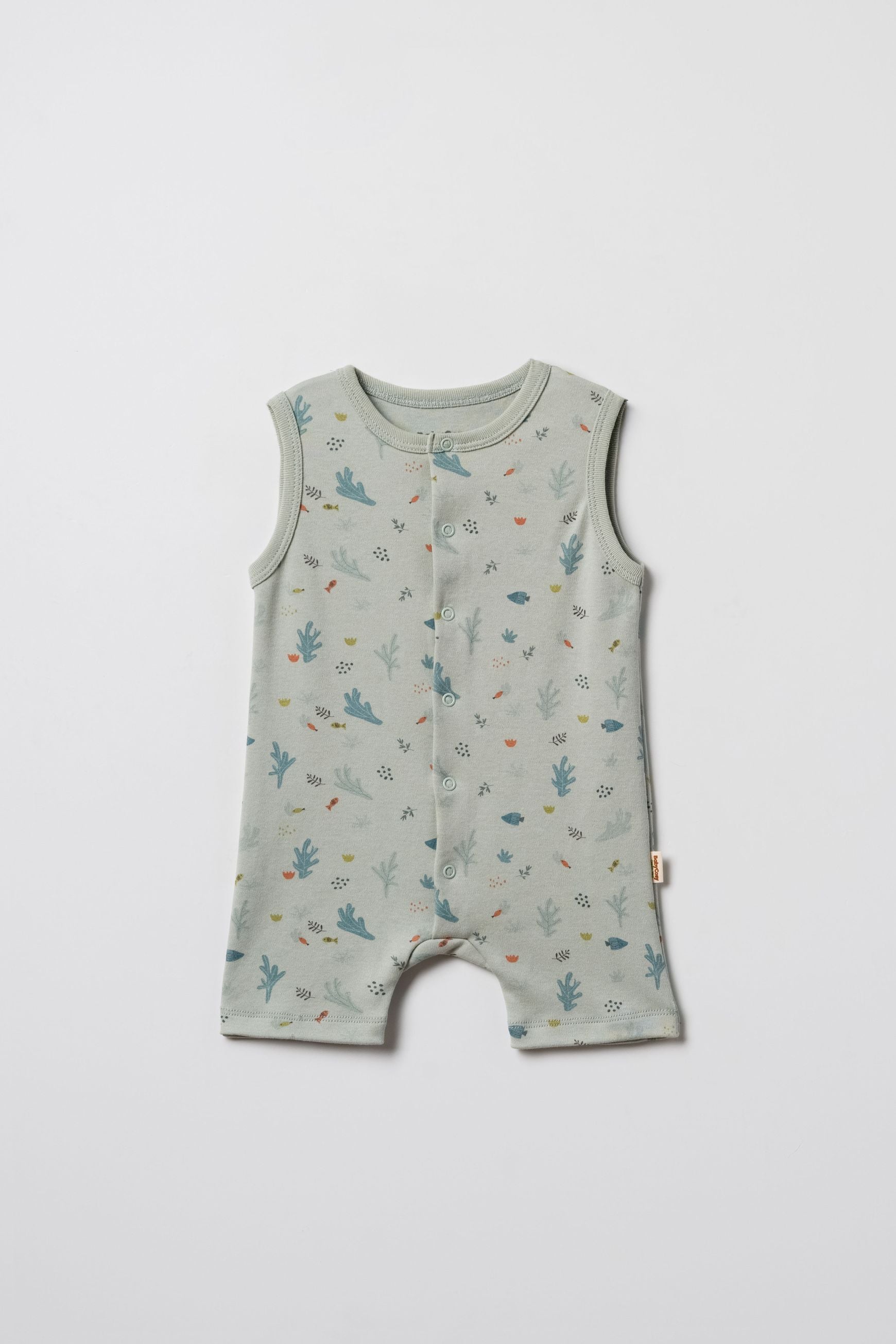 Babycosy Organic set 2 tutine neonato senza maniche cotone 0-3 mesi