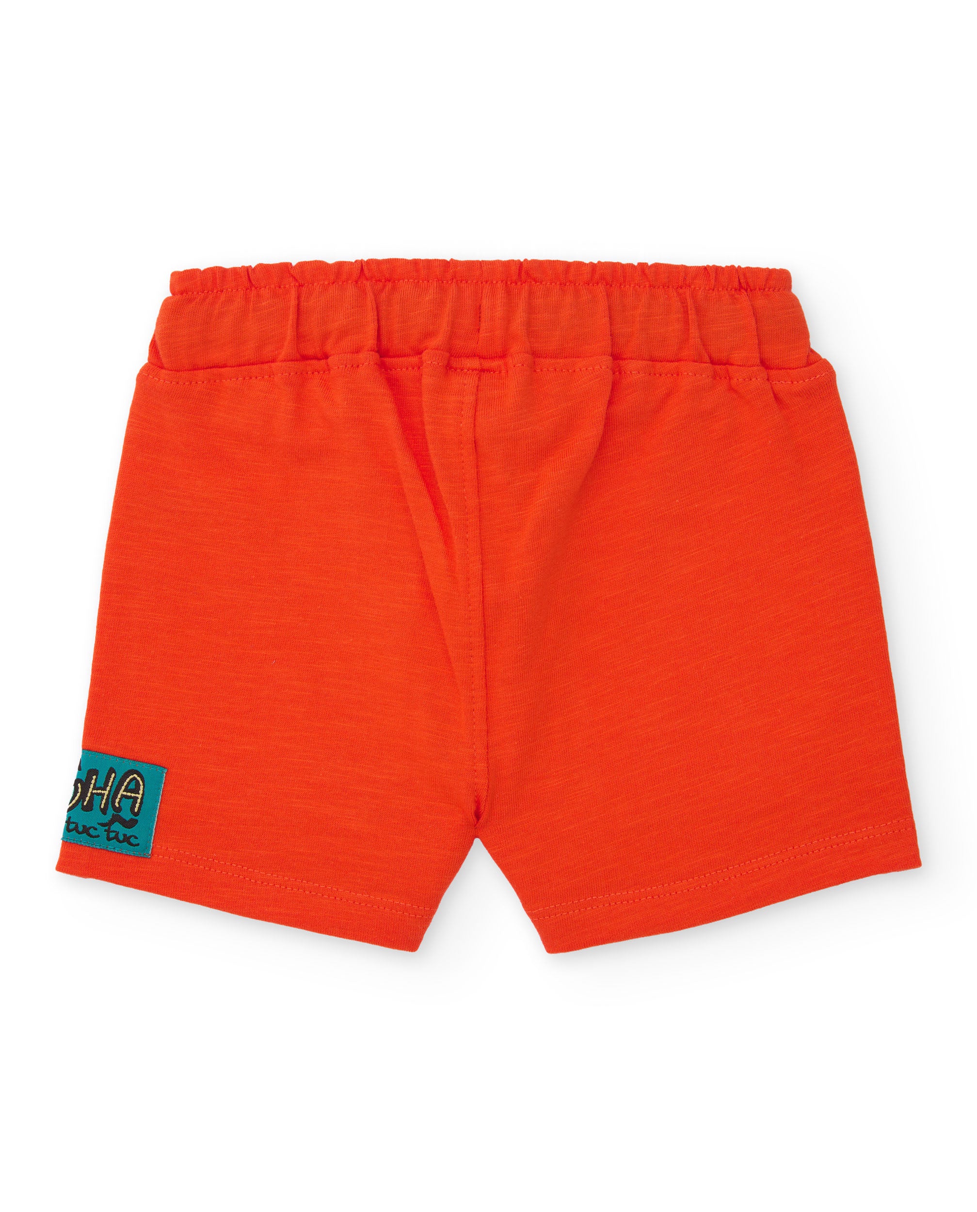 TucTuc Bermuda shorts maglia bimbo rosso 6 mesi