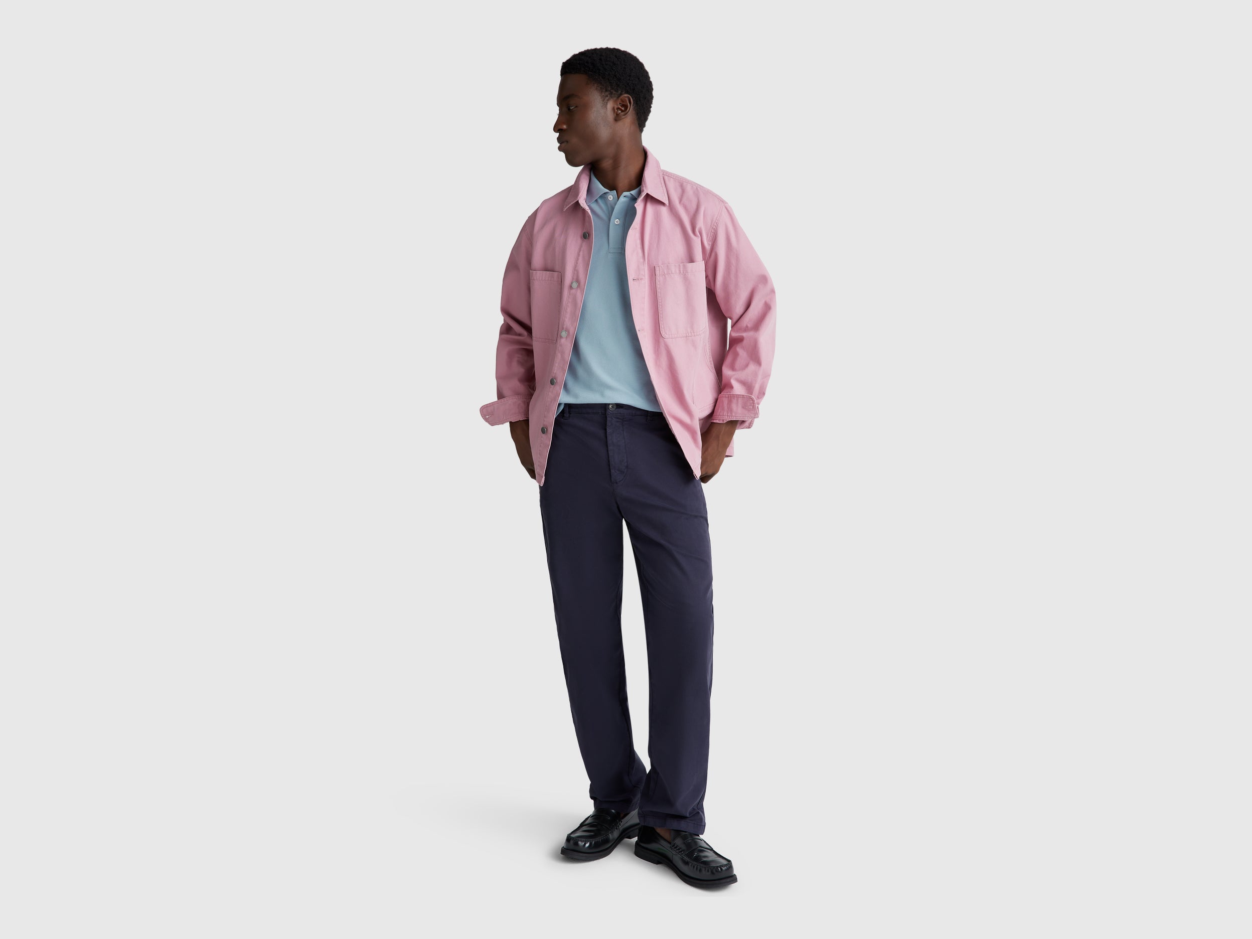 United Colors of Benetton Polo Slim Cotone Bio Organico M