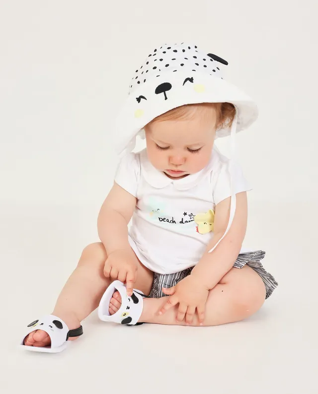 TucTuc Accessori cappellino bianco pois orecchie