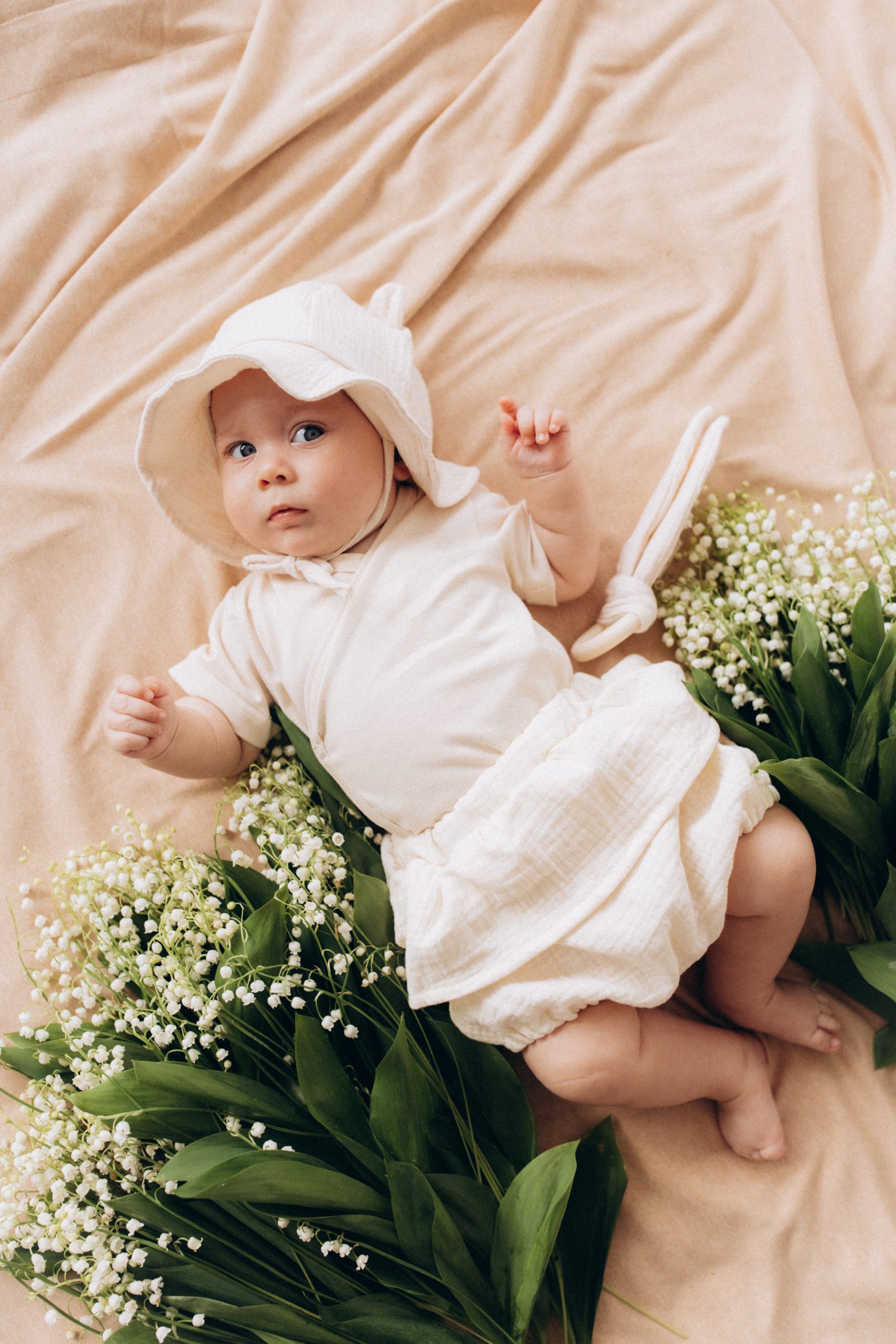 Woolly Organic Muslin Bloomers culotte neonata mussolina bio