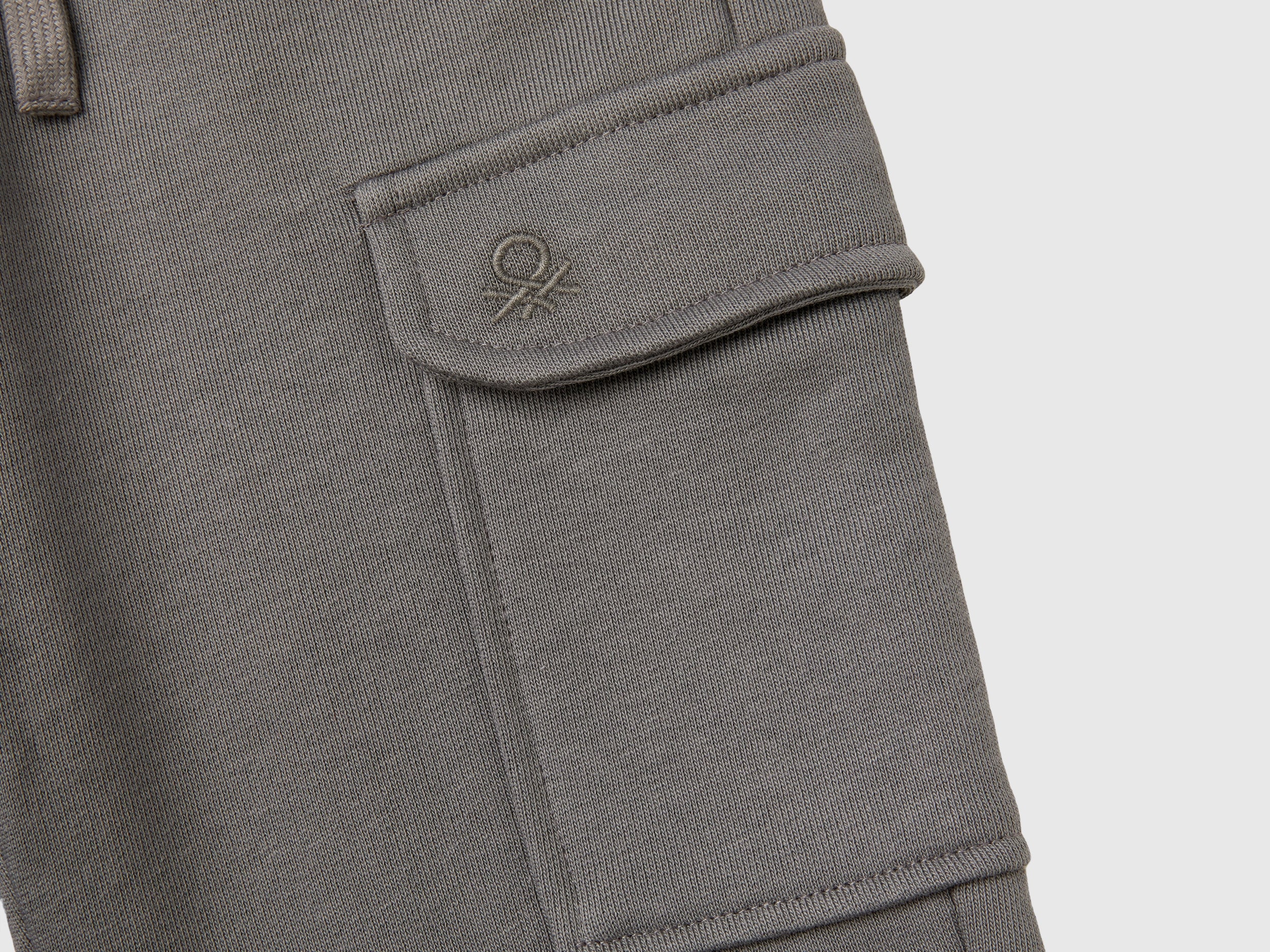 United Colors of Benetton Pantaloni Cargo Felpa Cotone 104