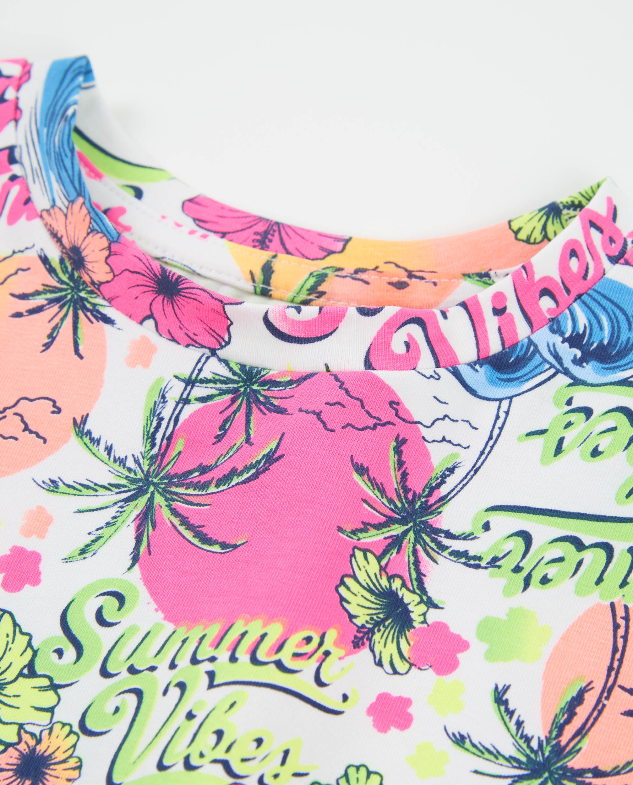 TucTuc Magliette T-Shirt Bimba Rosa Stampa Estate