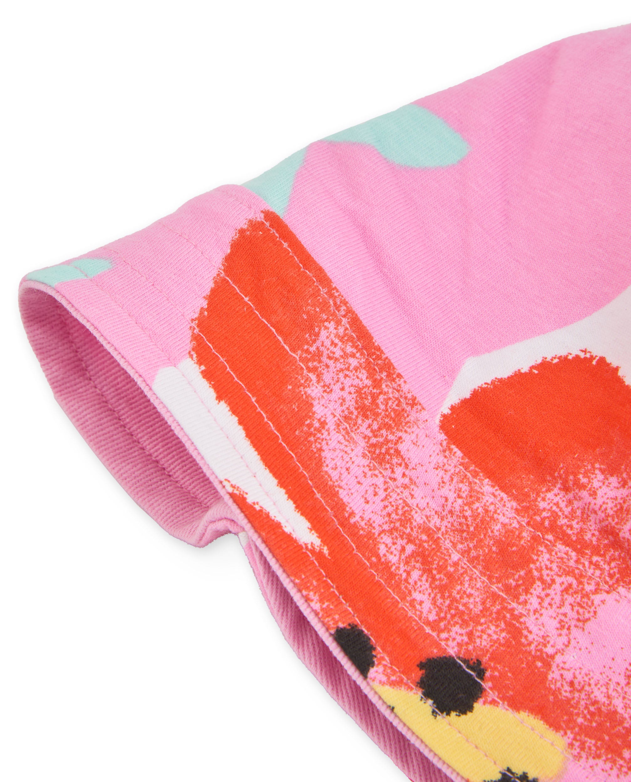 TucTuc Accessori cappellino bambina cotone rosa reversibile sole