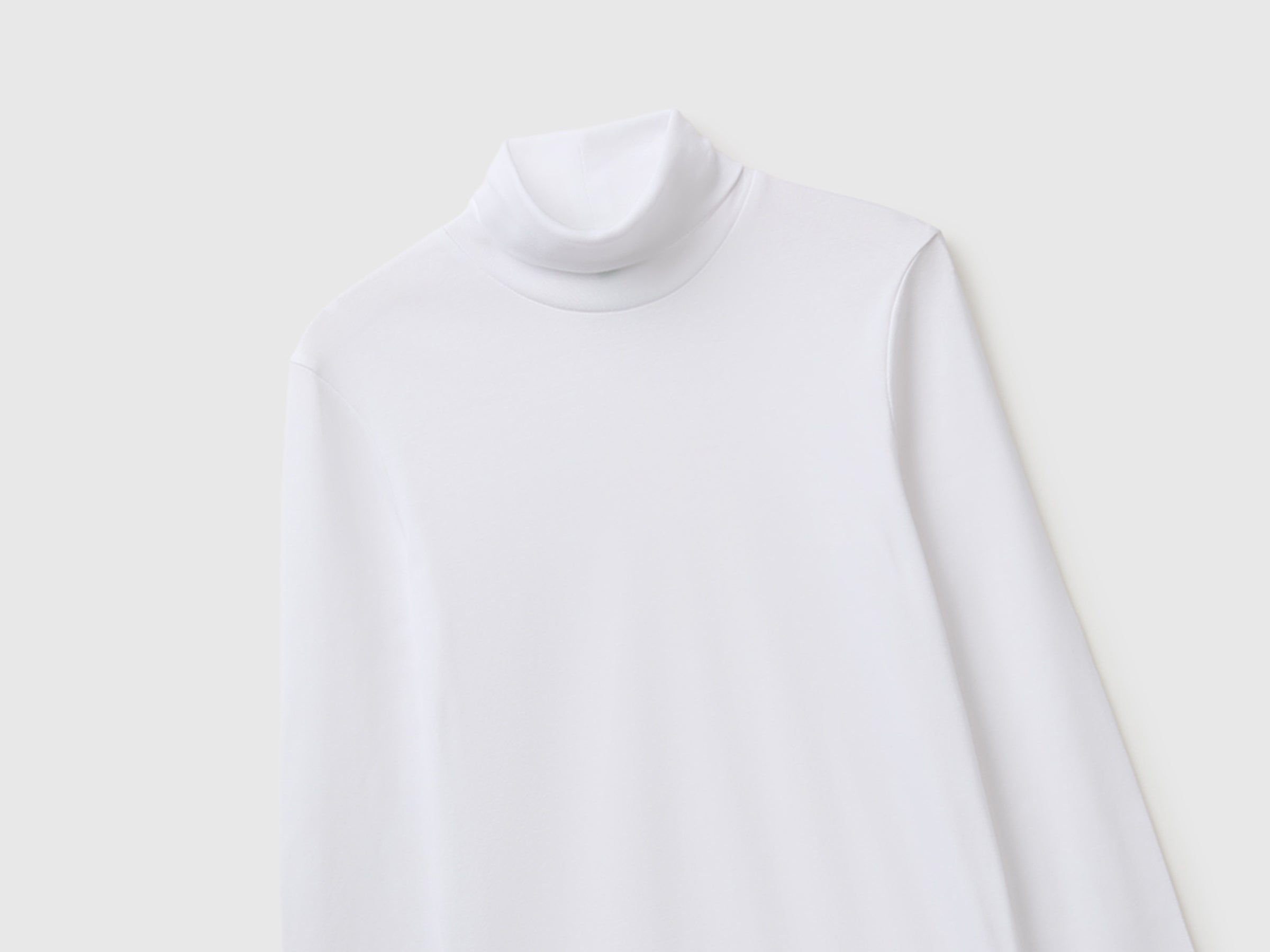 United Colors of Benetton T-shirt lupetto cotone manica lunga M