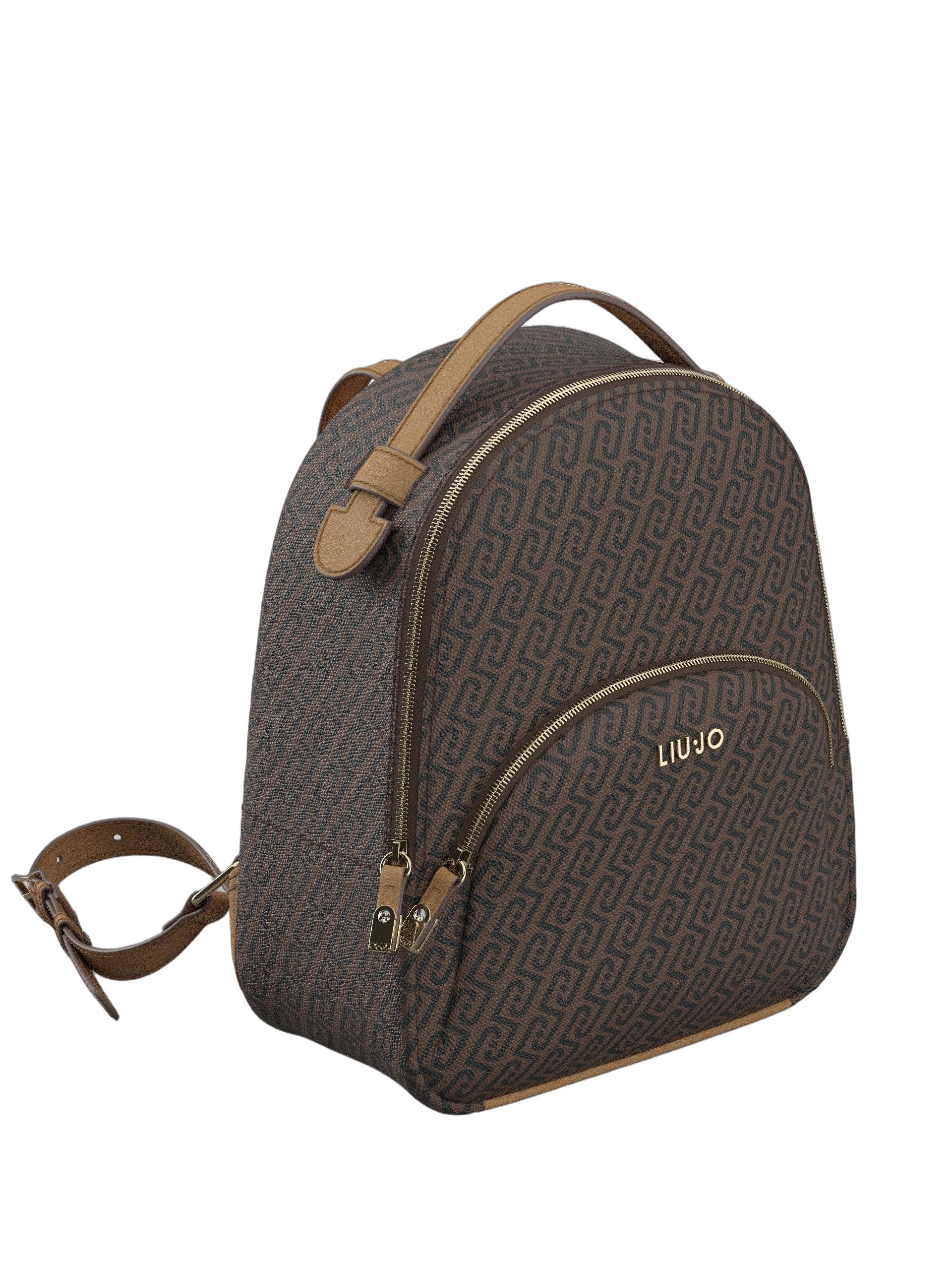 Liu Jo AF6209 E1137 zaino suede backpack M tracolla