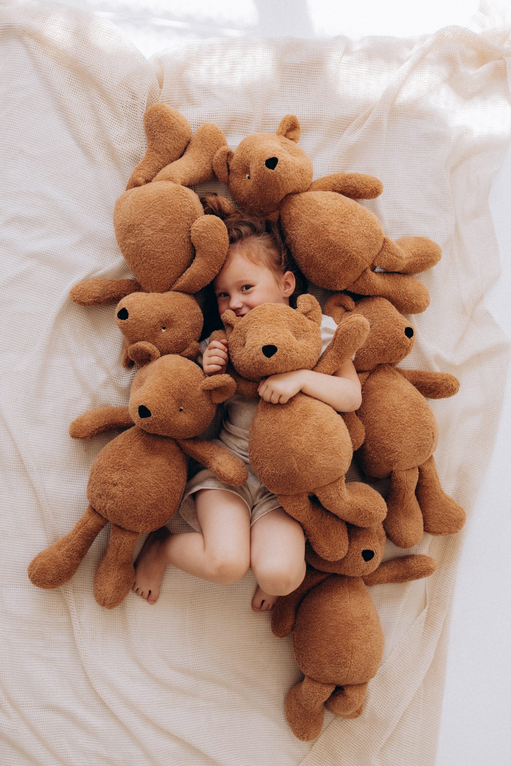 Woolly Organic Soft toys Teddy peluche orsacchiotto 53cm cotone bio