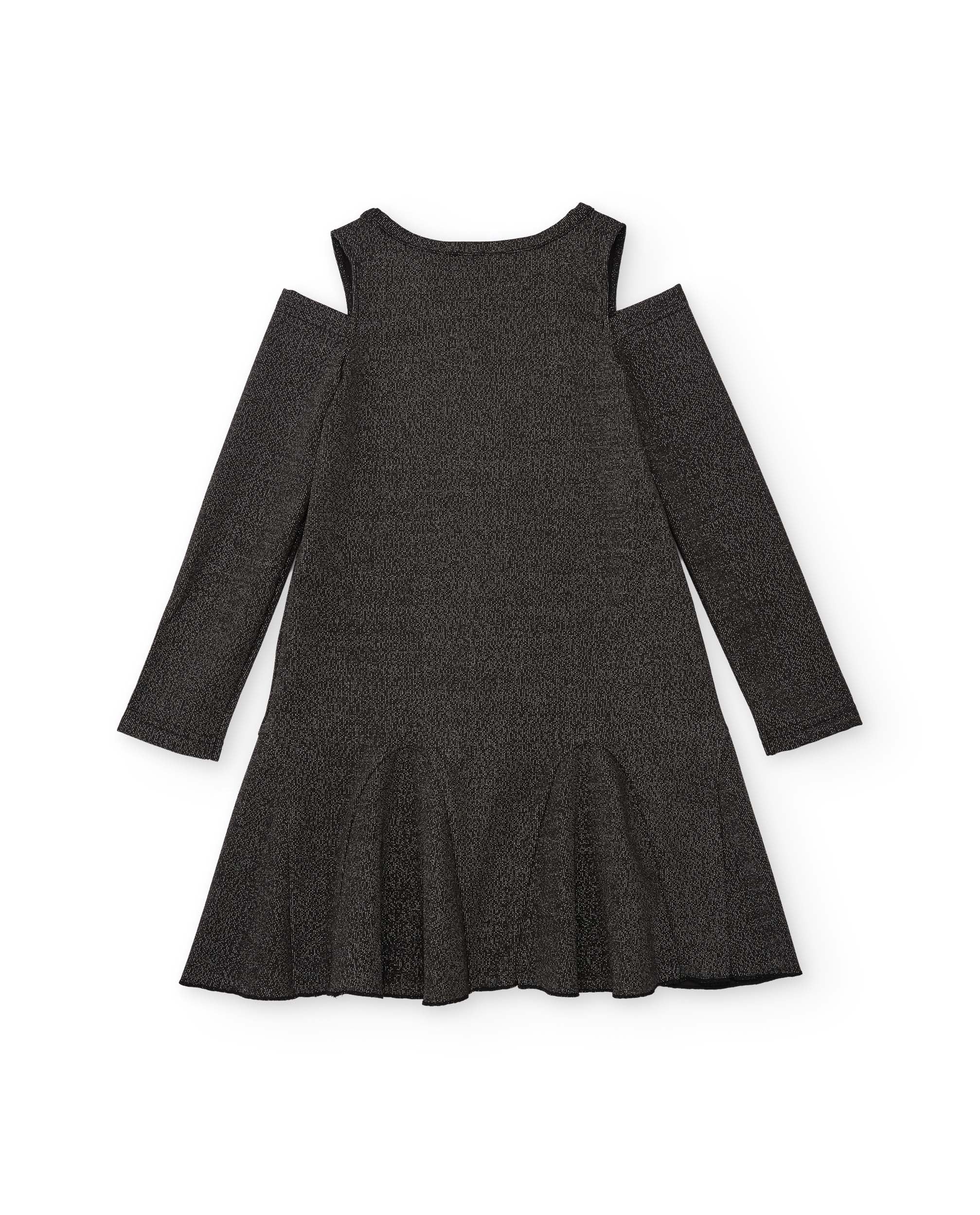 TucTuc Vestiti abito bambina grigio spalle scoperte
