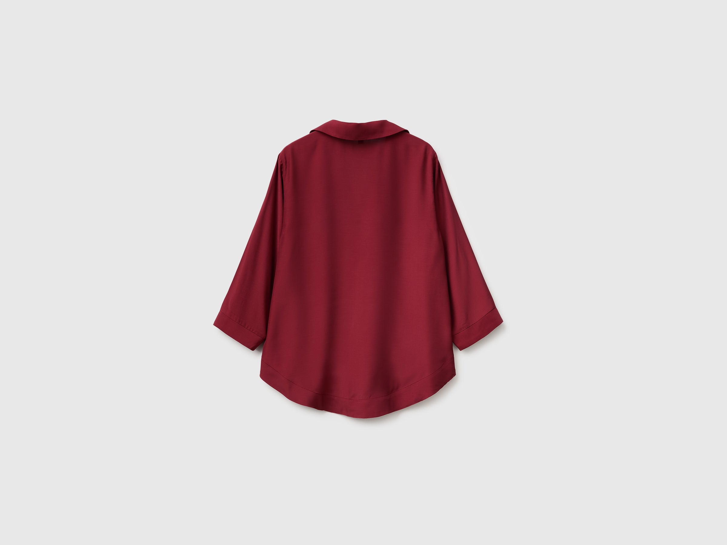 United Colors of Benetton blusa viscosa maniche lunghe