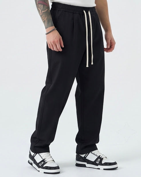 Sottosopra AN019200 Pantalone Nero L Cotone Baggy