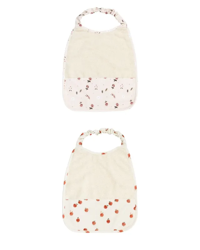 Woolly Organic Baby Bibs Pull-Over Bib bavaglino Ecru cotone organico