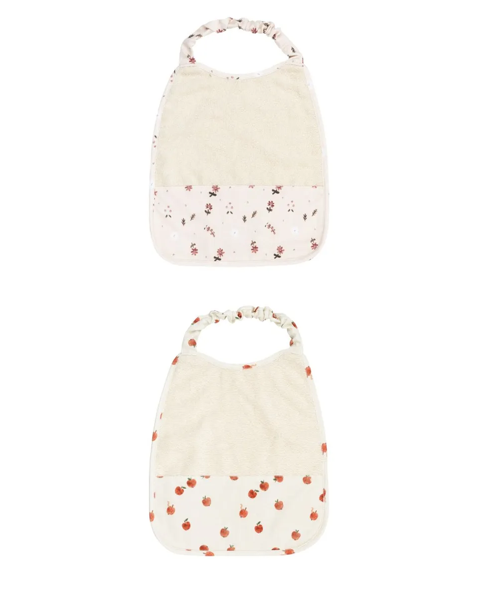 Woolly Organic Baby Bibs Pull-Over Bib bavaglino Ecru cotone organico
