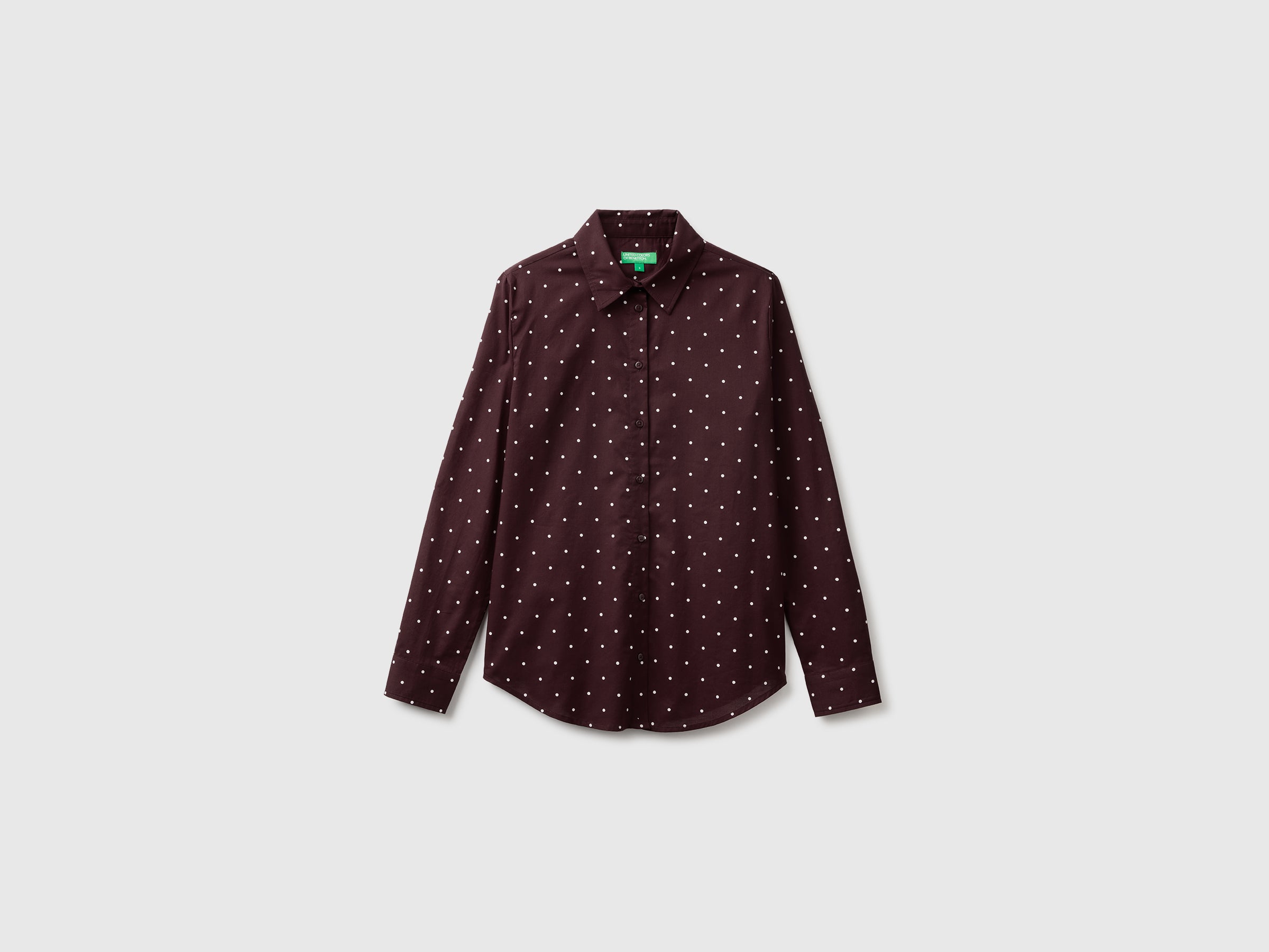 United Colors of Benetton Camicia Cotone S Fantasia