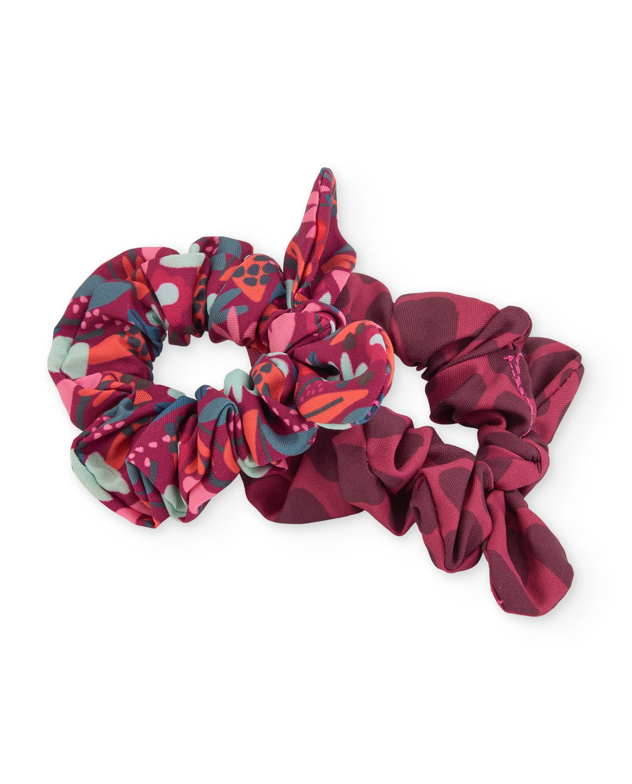 TucTuc Accessori Elastici Capelli Bambina Bordeaux 2 Pezzi