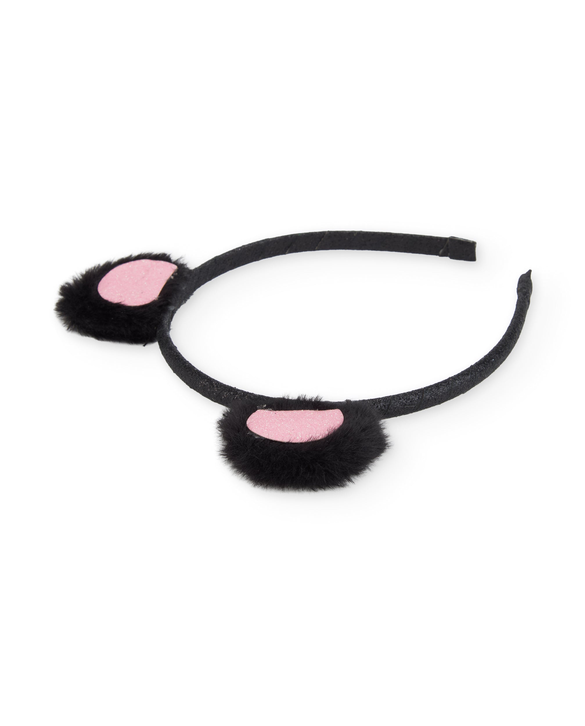 TucTuc Accessori cerchietto bambina nero orecchie peluche