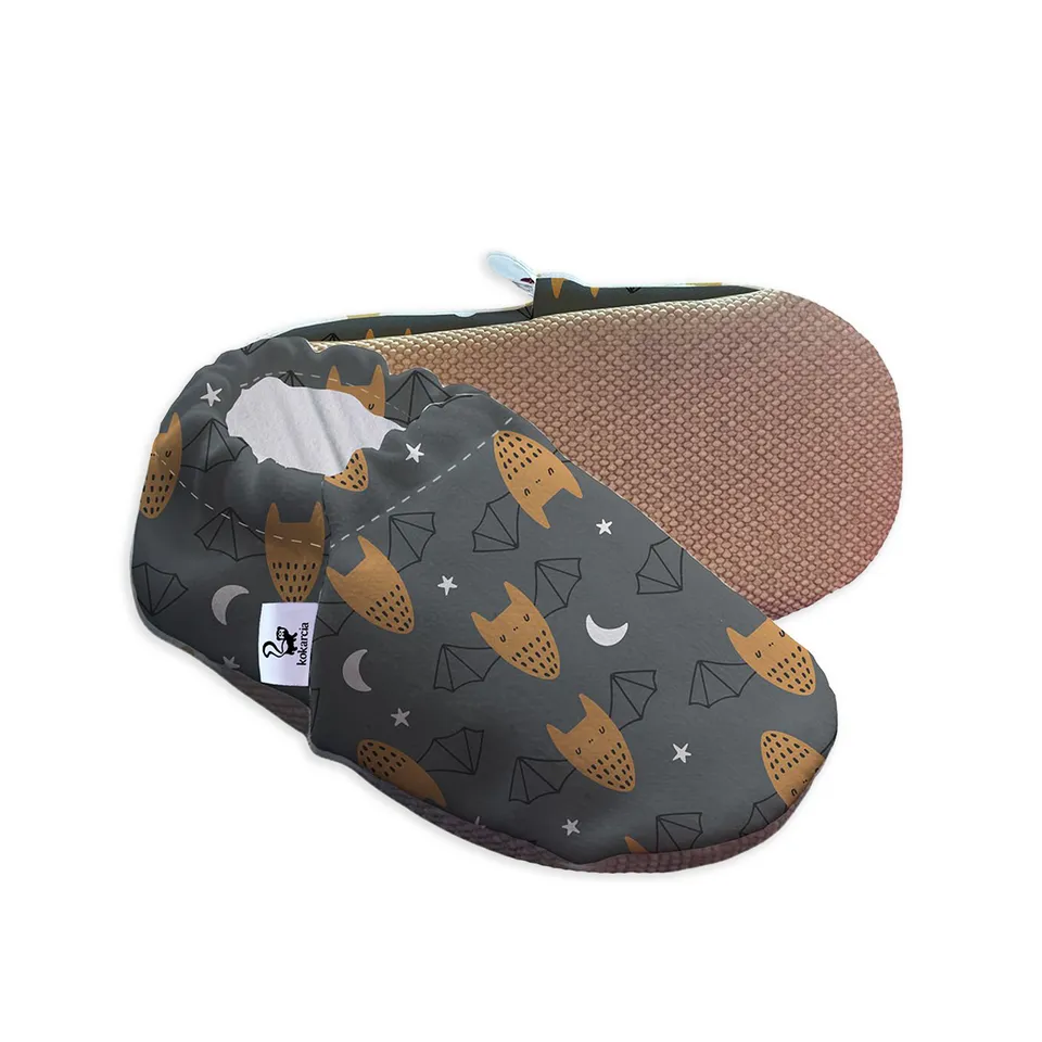 Kokopatik Scarpine Pipistrelli pantofole cotone 24 antiscivolo