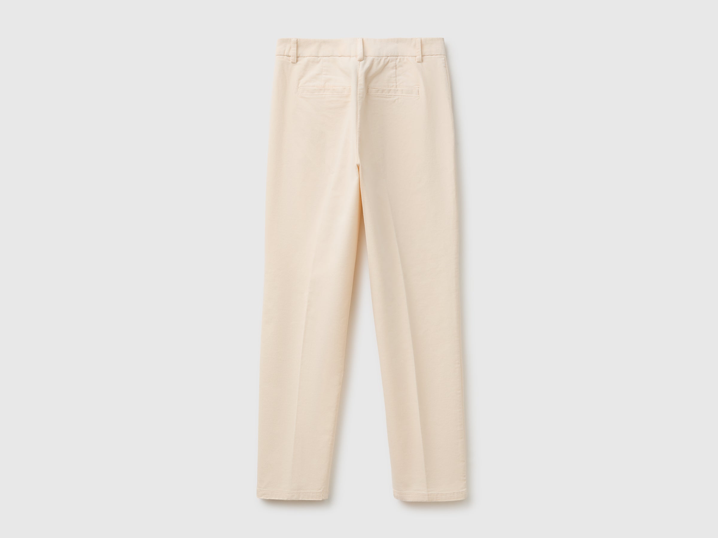 United Colors of Benetton Trousers chino velluto elasticizzato ufficio