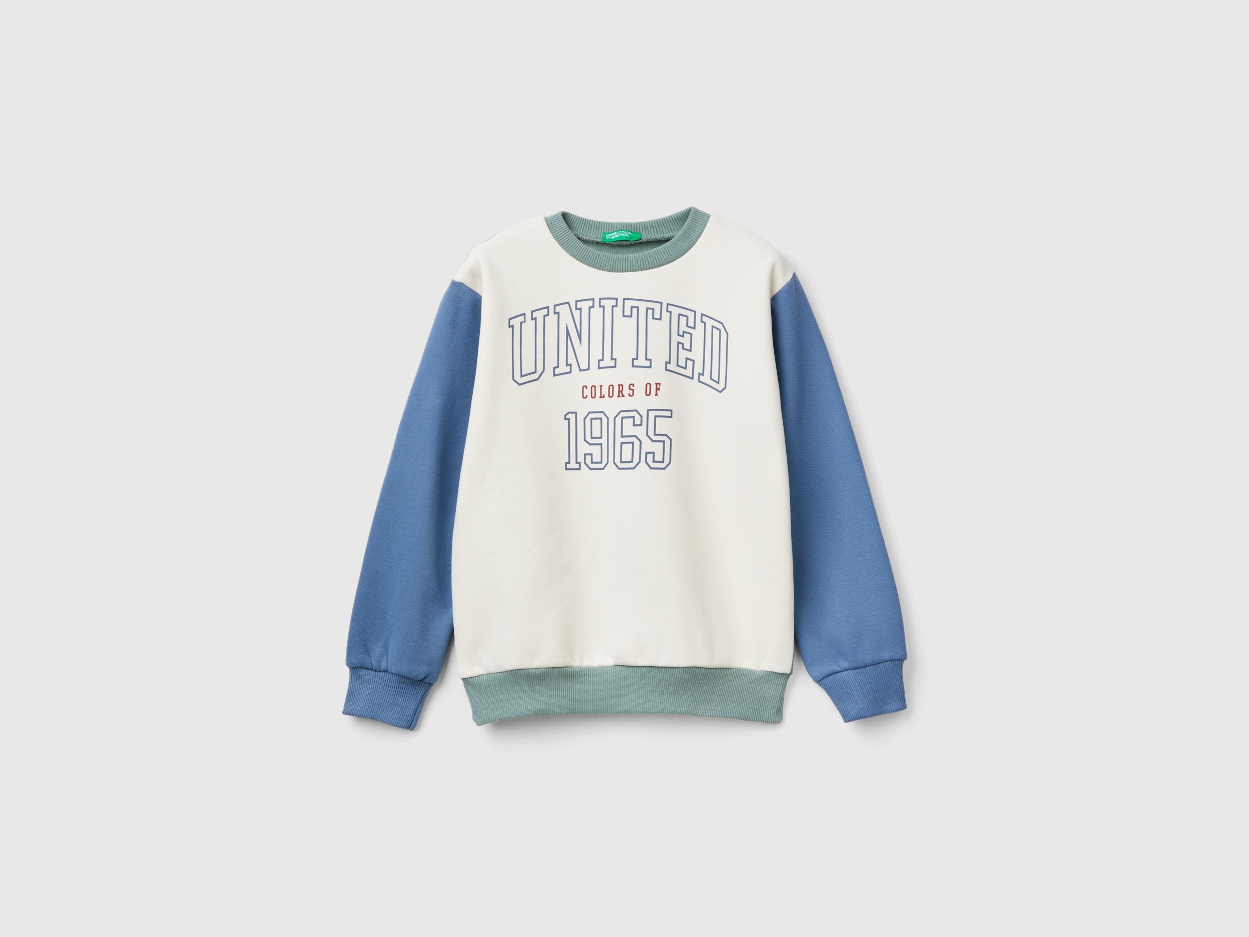 Benetton Sweatshirts Felpa cappuccio cotone logo