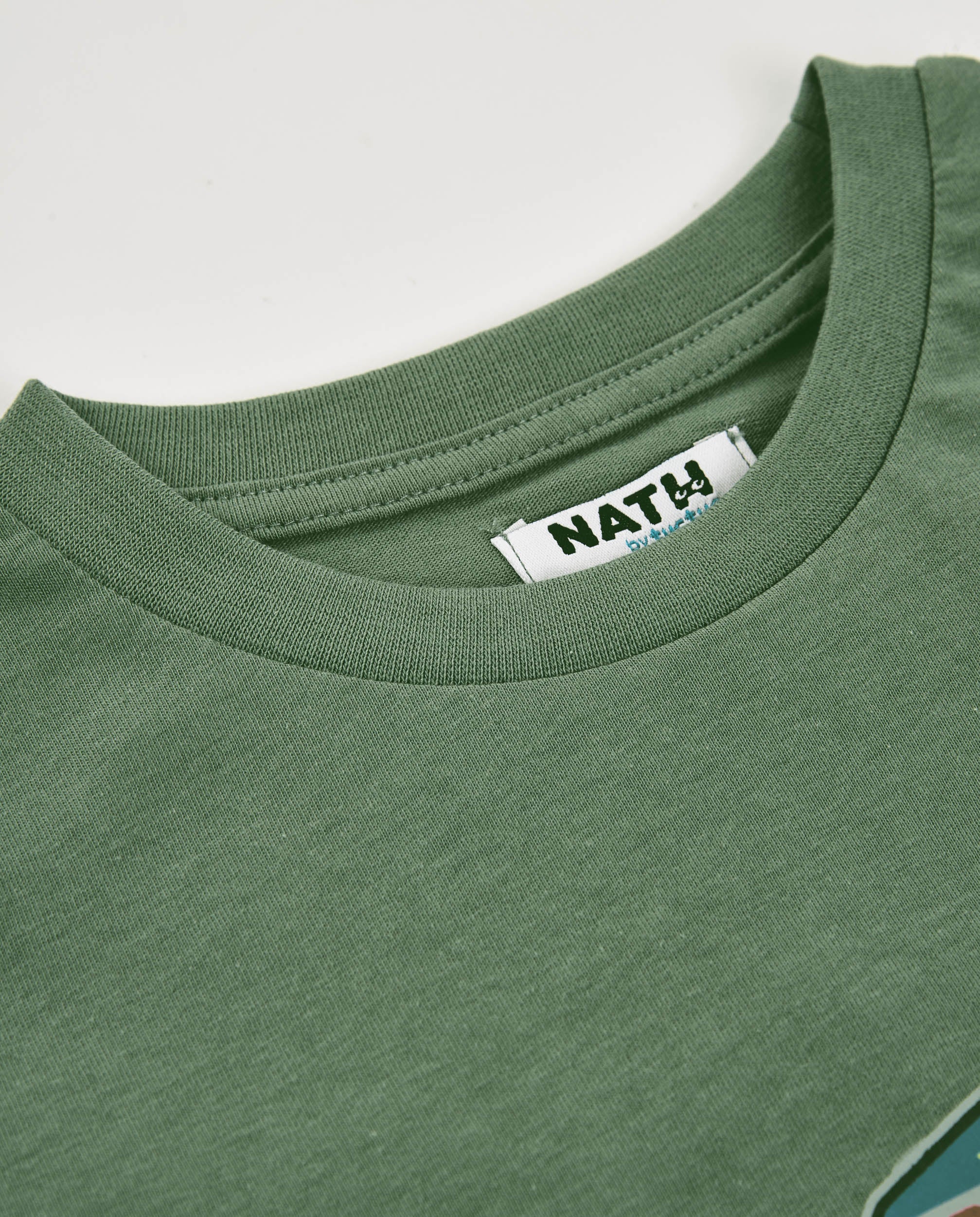 TucTuc Magliette T-shirt bambino verde patch grafici 8 anni