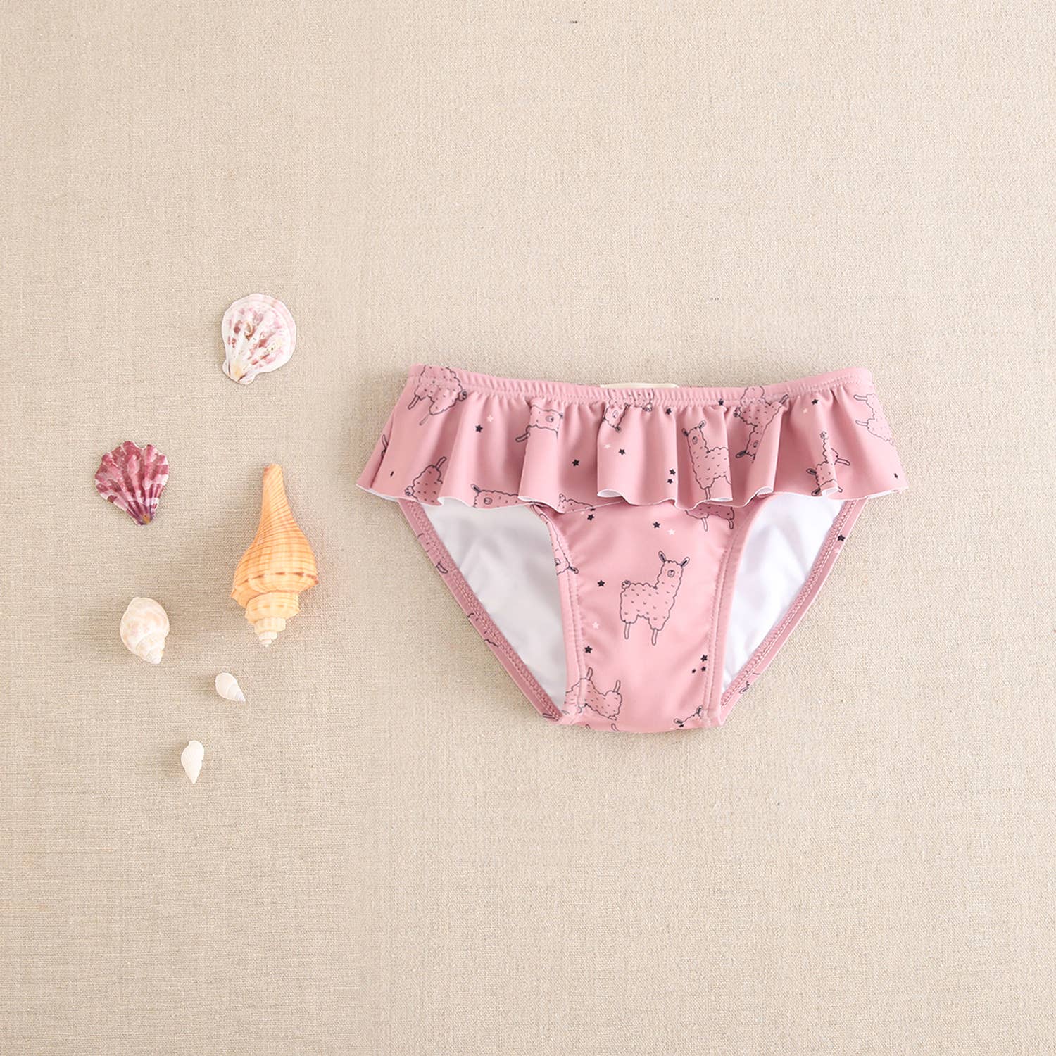 Dadati costume slip bimba lama rosa elasticizzato
