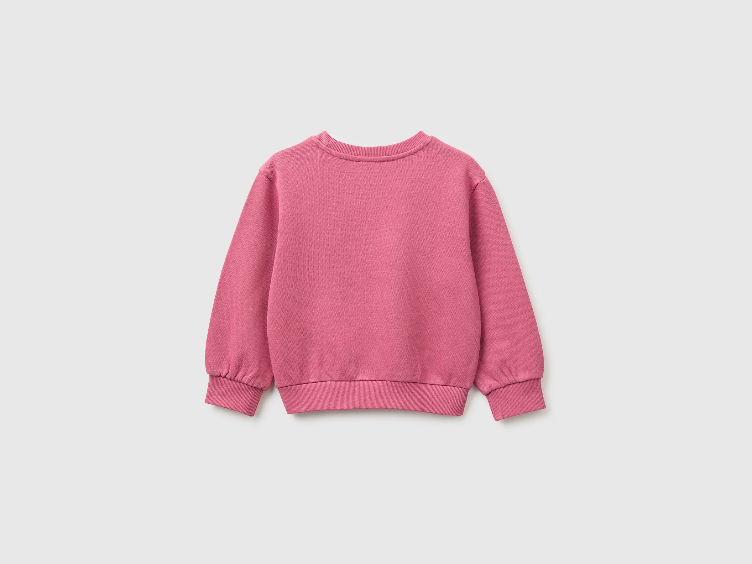United Colors of Benetton felpa bimbo cotone bio ricamo 104