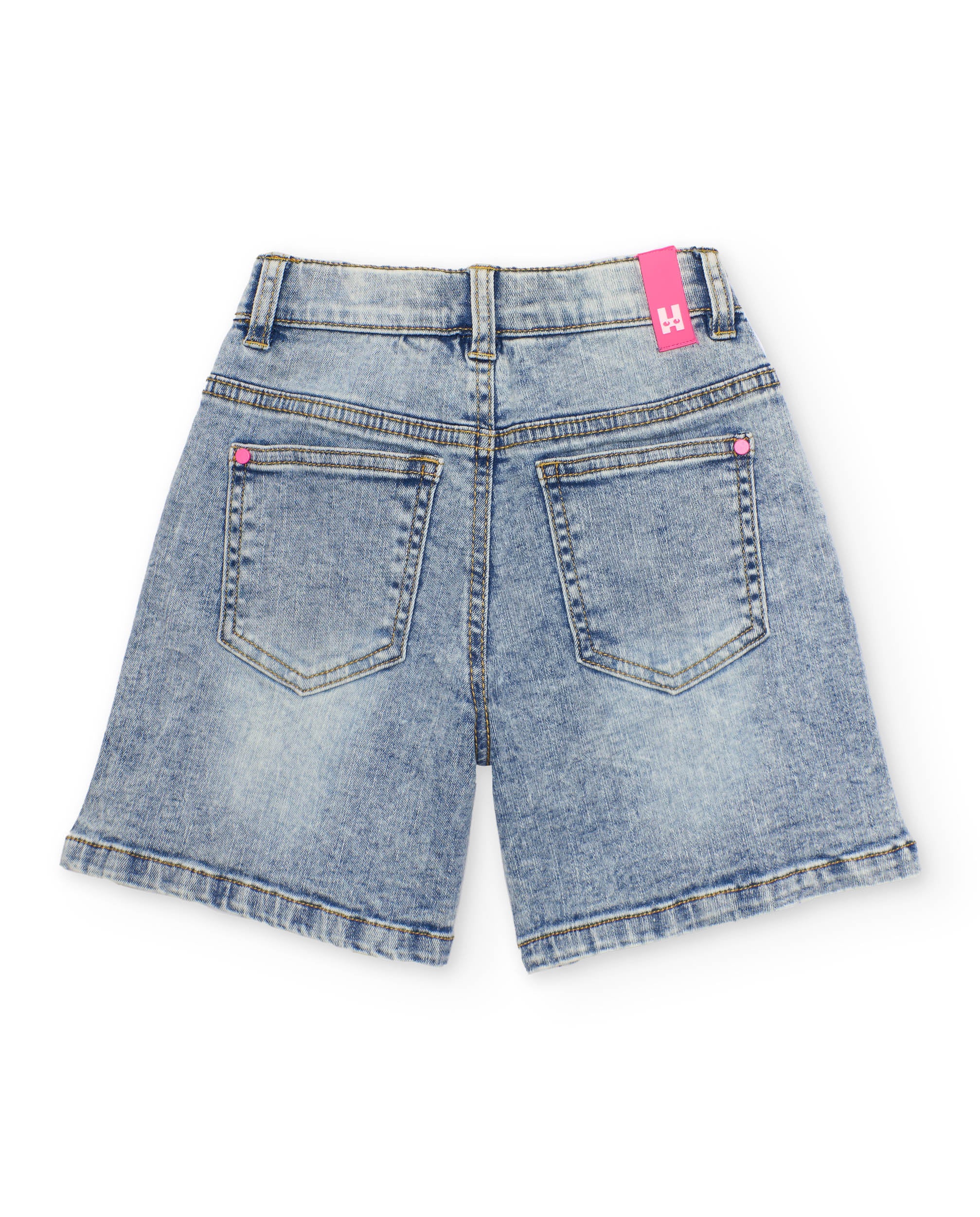 TucTuc Pantaloni shorts jeans bambina azzurro 8 anni