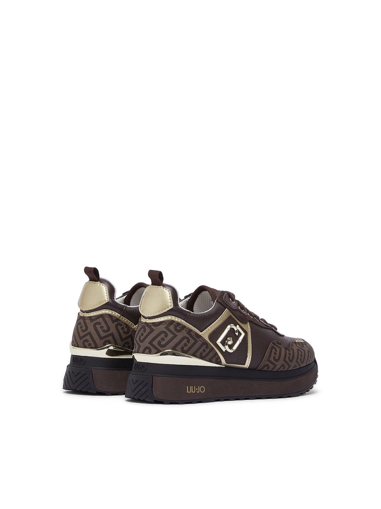 Liu Jo Sneakers Platform Monogram 35 EU suola 4,5 cm