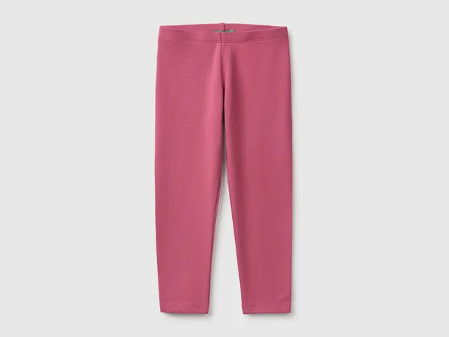 Benetton Trousers leggings cotone elasticizzato 98 logo