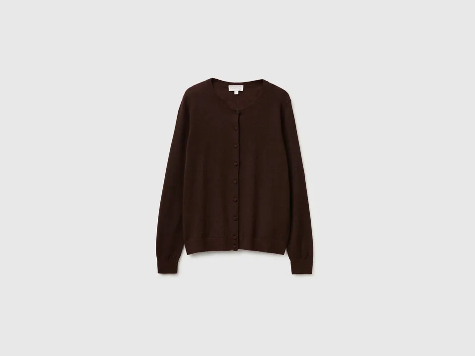 United Colors of Benetton Ultralight cardigan misto lana leggero