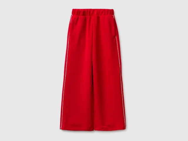 United Colors of Benetton Pantaloni larghi neoprene modale M