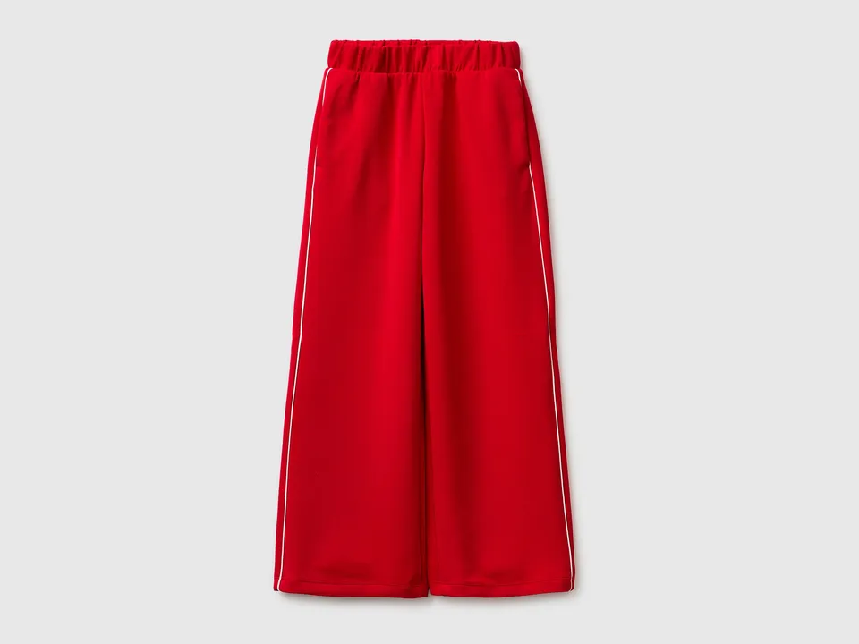 United Colors of Benetton Pantaloni larghi neoprene modale M