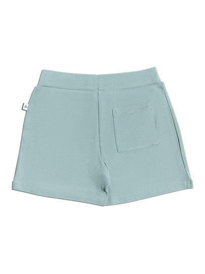 Leela Pantaloncini azzurri bimbo cotone bio 86-92 cm