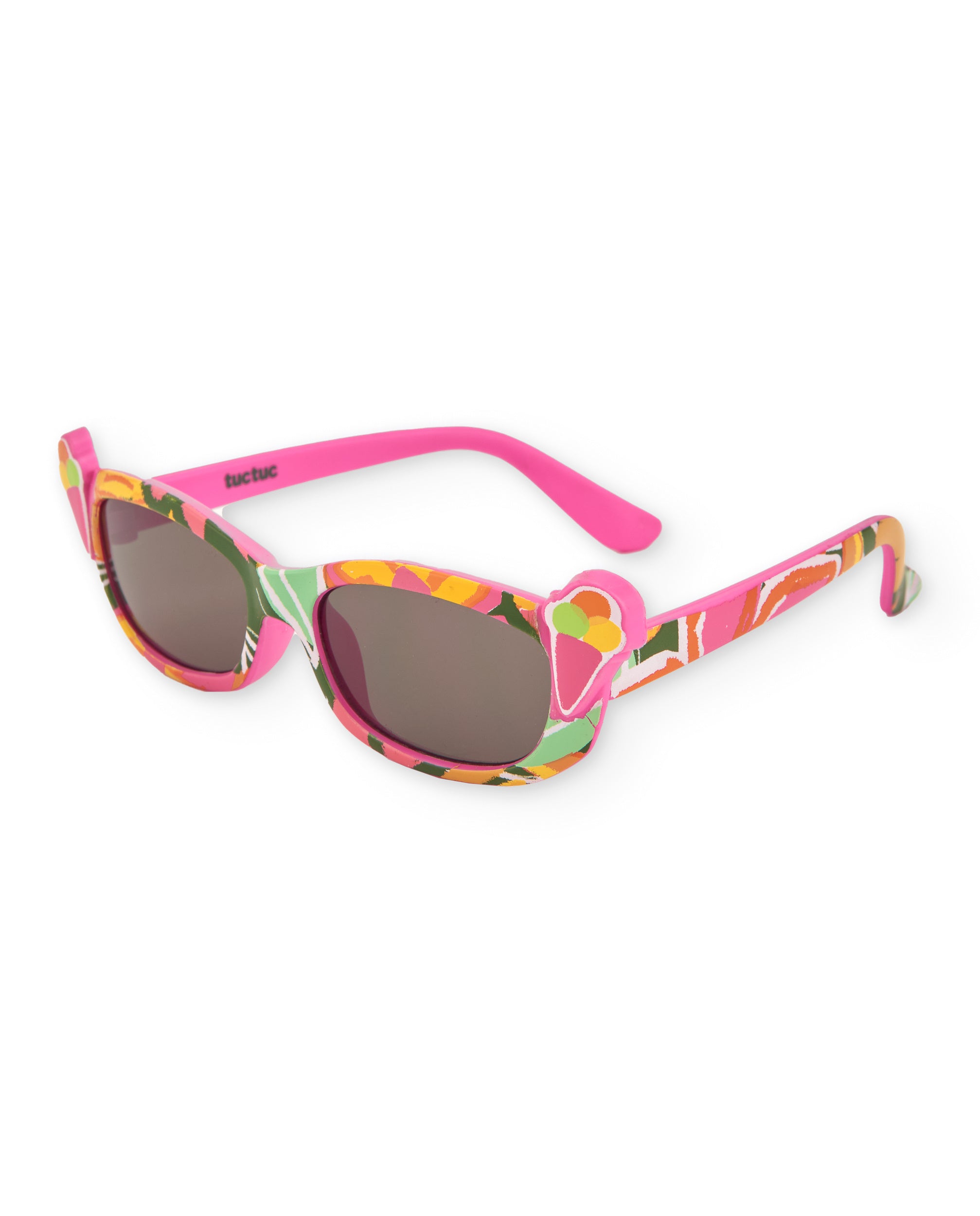 TucTuc Accessori Occhiali Sole Bambina Rosa Fiori