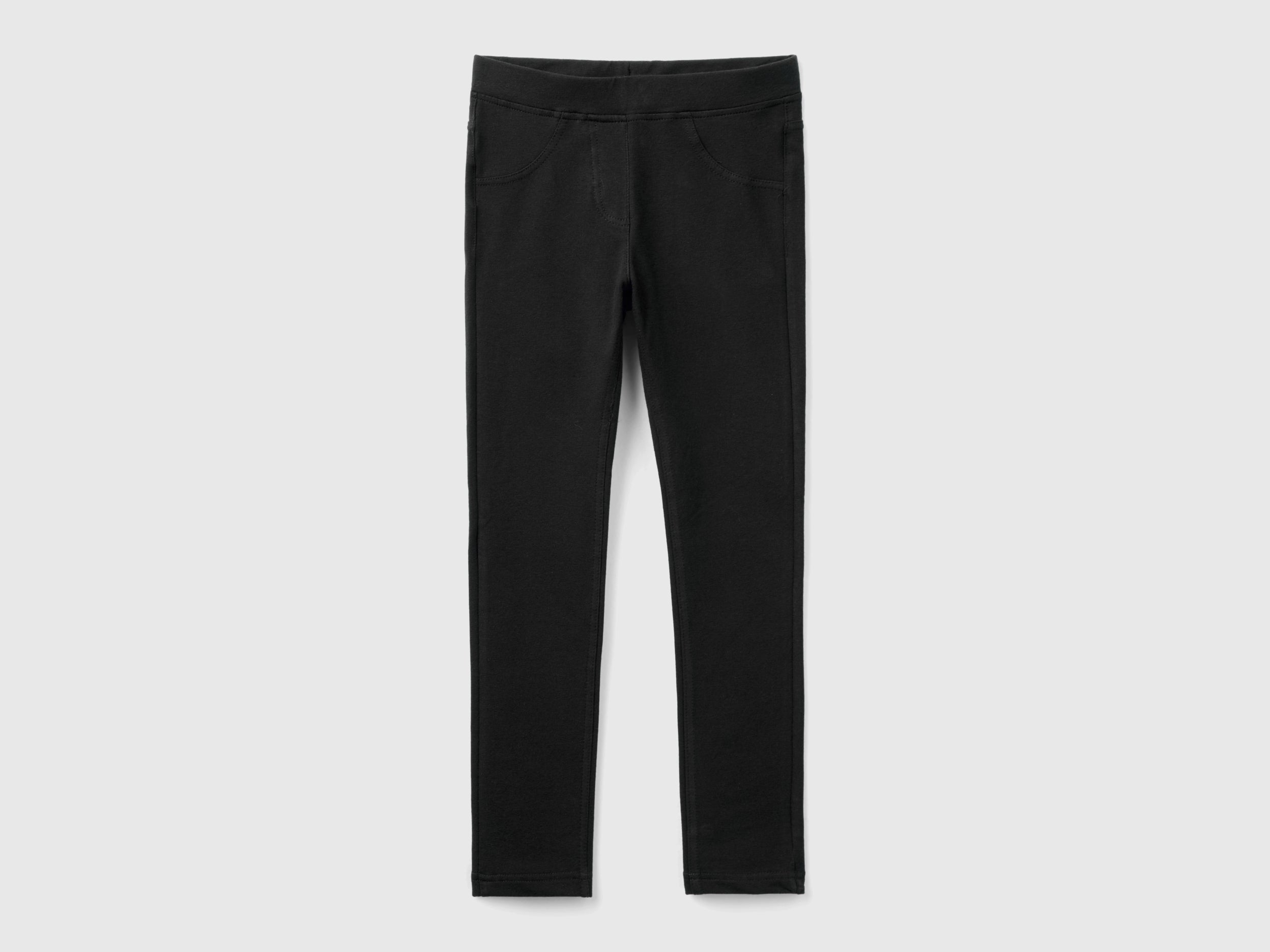 United Colors of Benetton Jeggings Felpa Cotone Bio Taglia XL