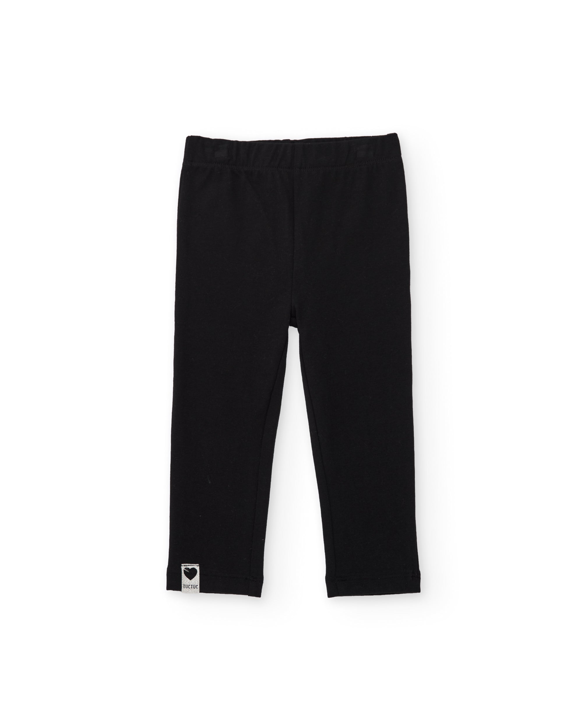 TucTuc Leggings leggings nero bambina vita elastica