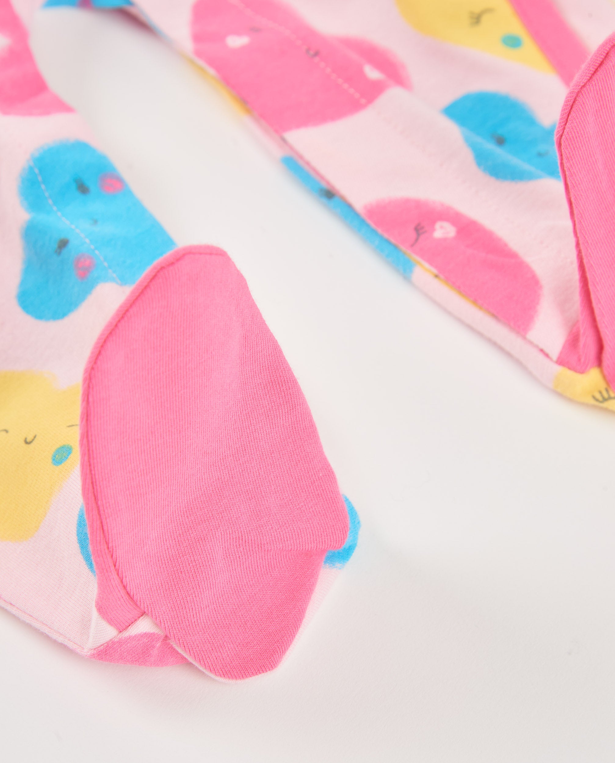 TucTuc Tutine pagliaccetto neonata rosa con cuori