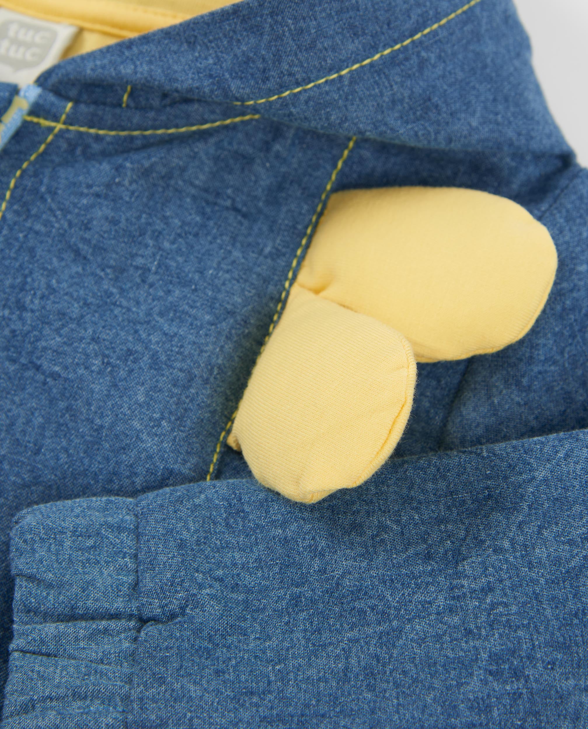 TucTuc Giacche Giacca Neonato Jeans Denim Cappuccio