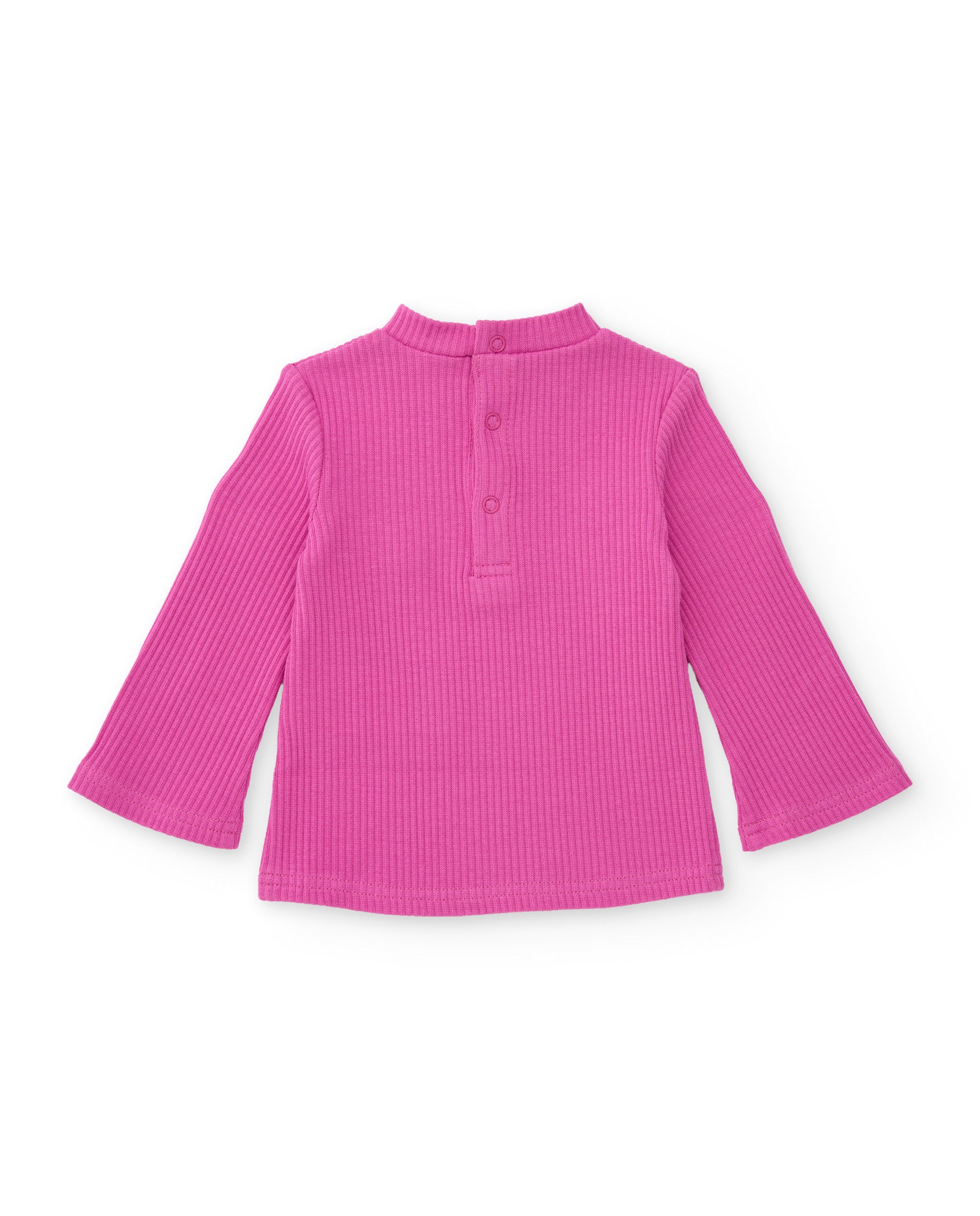 TucTuc Magliette bambina rosa farfalle maniche lunghe cotone