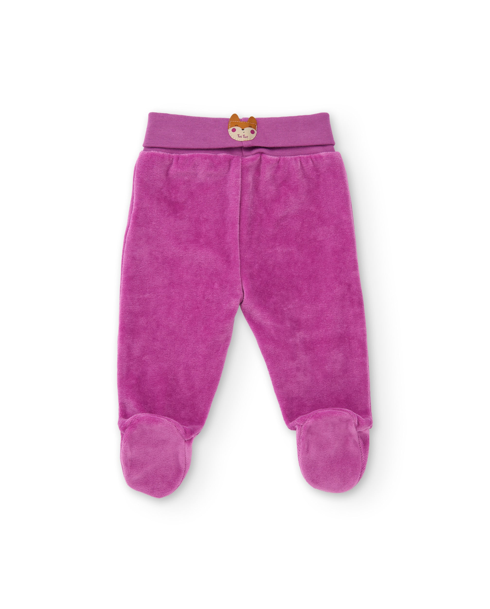 TucTuc Completi completo neonato rosa felpato 2 pezzi