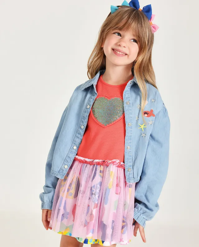 TucTuc Camicette camicia denim bimba blu 6 mesi