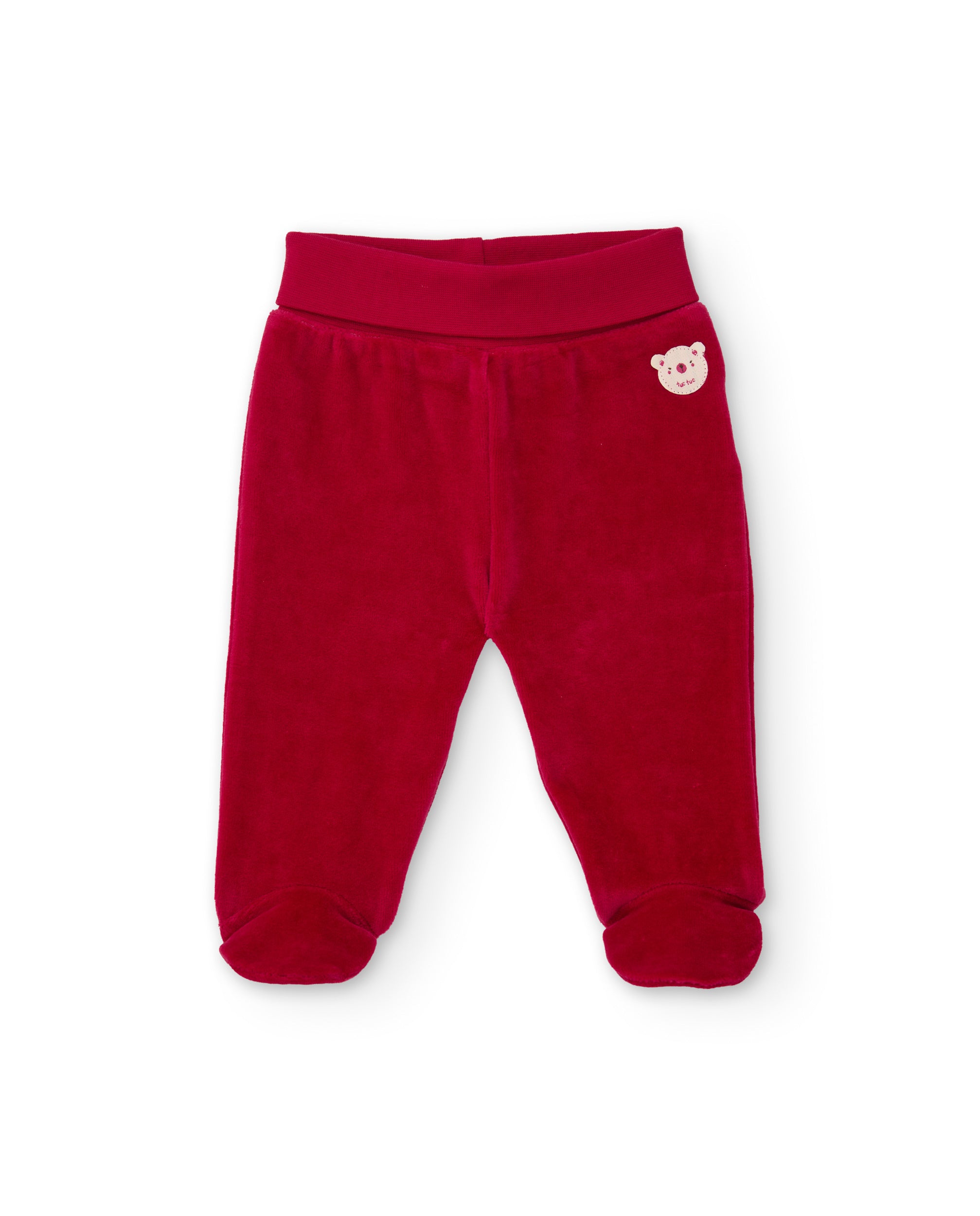 TucTuc Completi neonata bordeaux floreale 2 pezzi