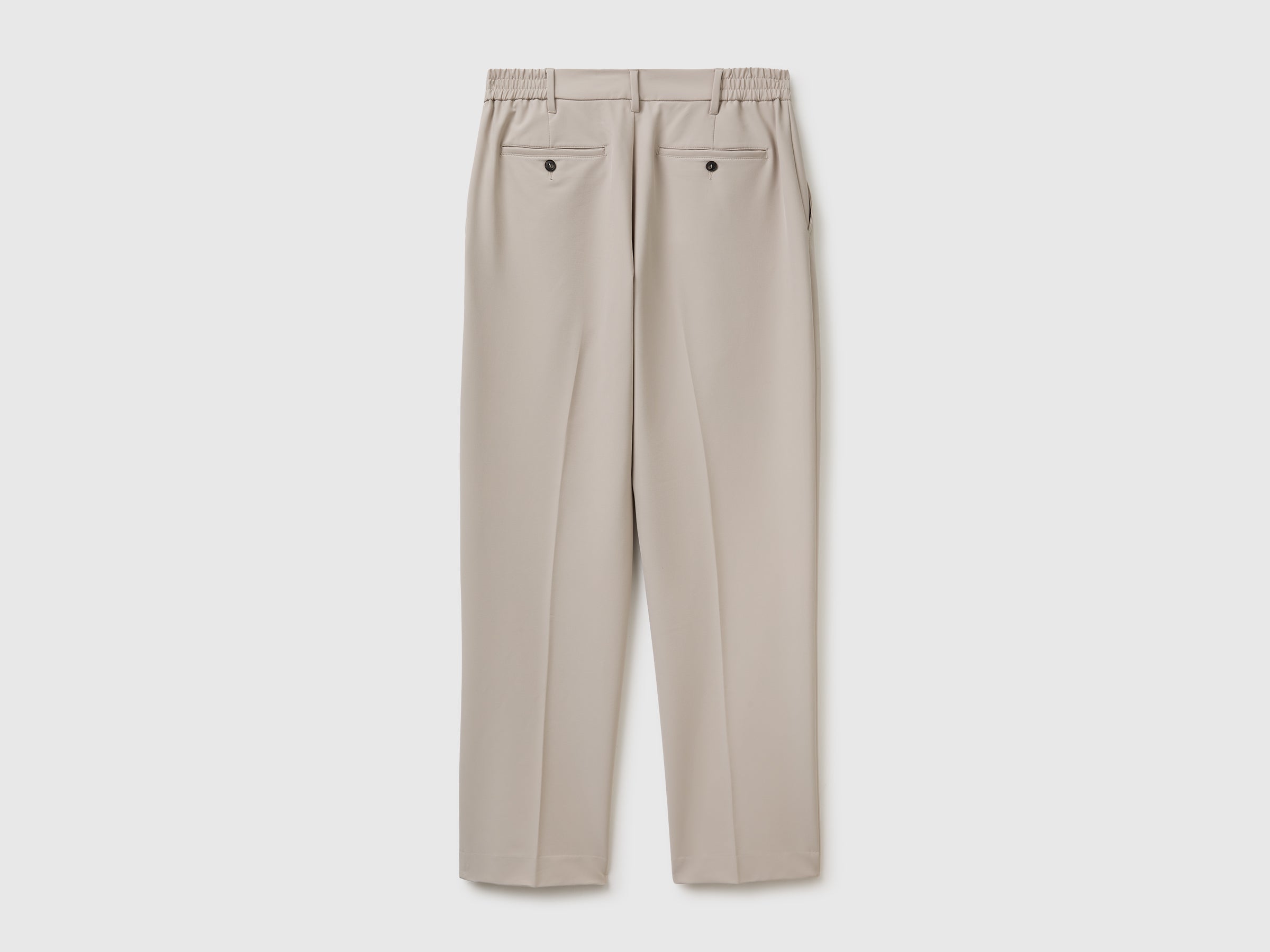 United Colors of Benetton Pantaloni lunghi con pince tessuto stretch