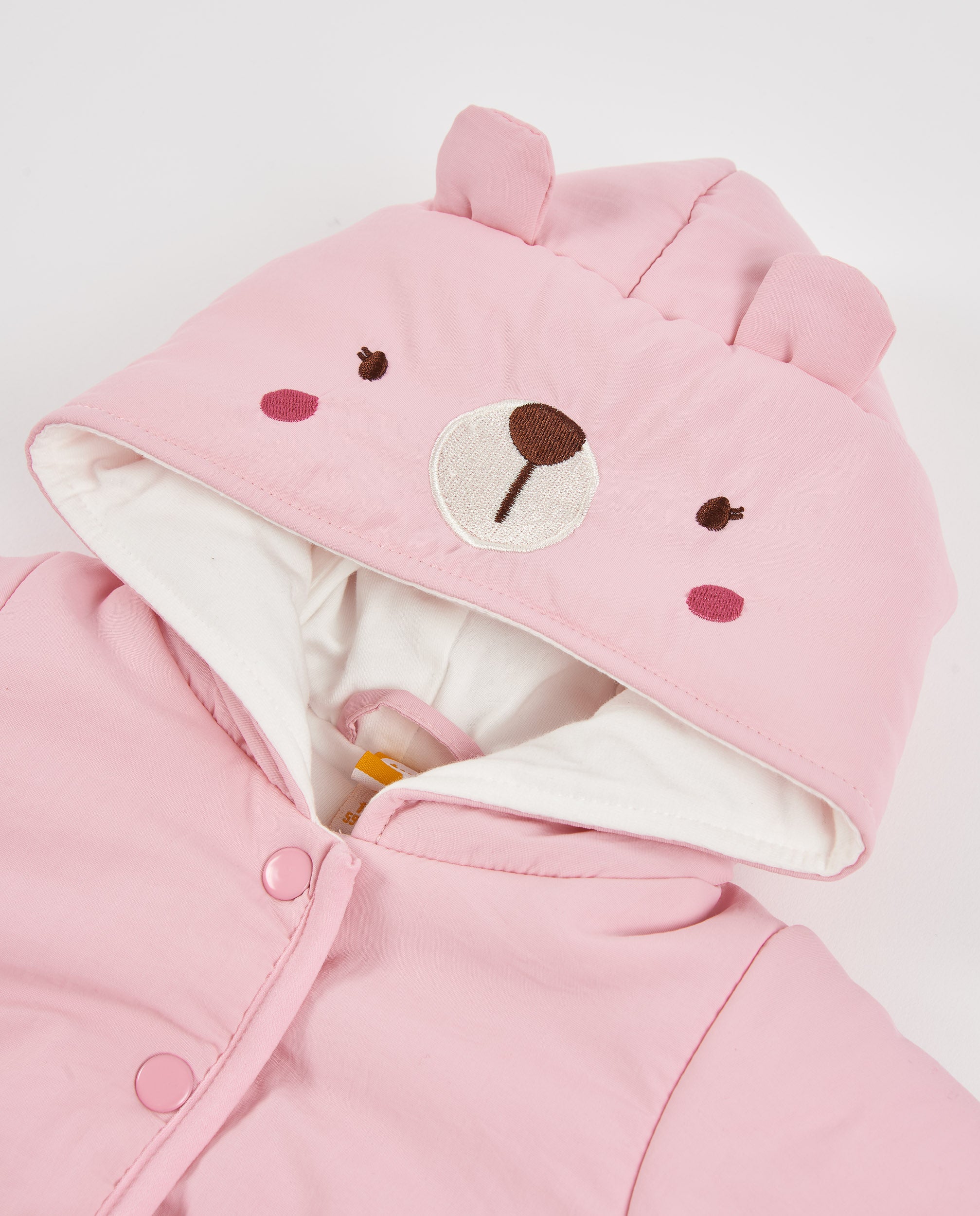 TucTuc Cappotti Cappotto Neonato Rosa Orecchie