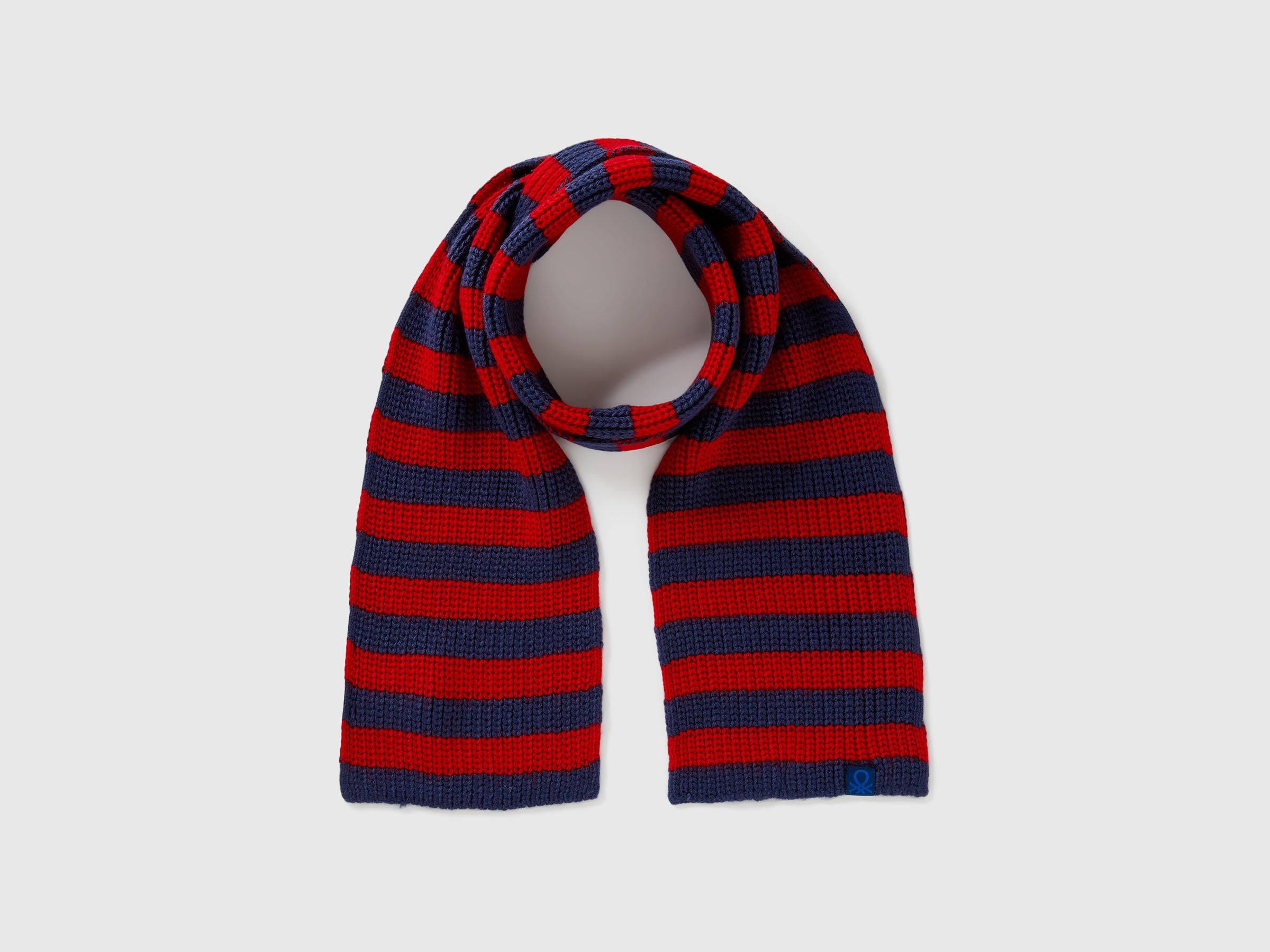 United Colors of Benetton Scarf Sciarpa righe multicolori bimbo