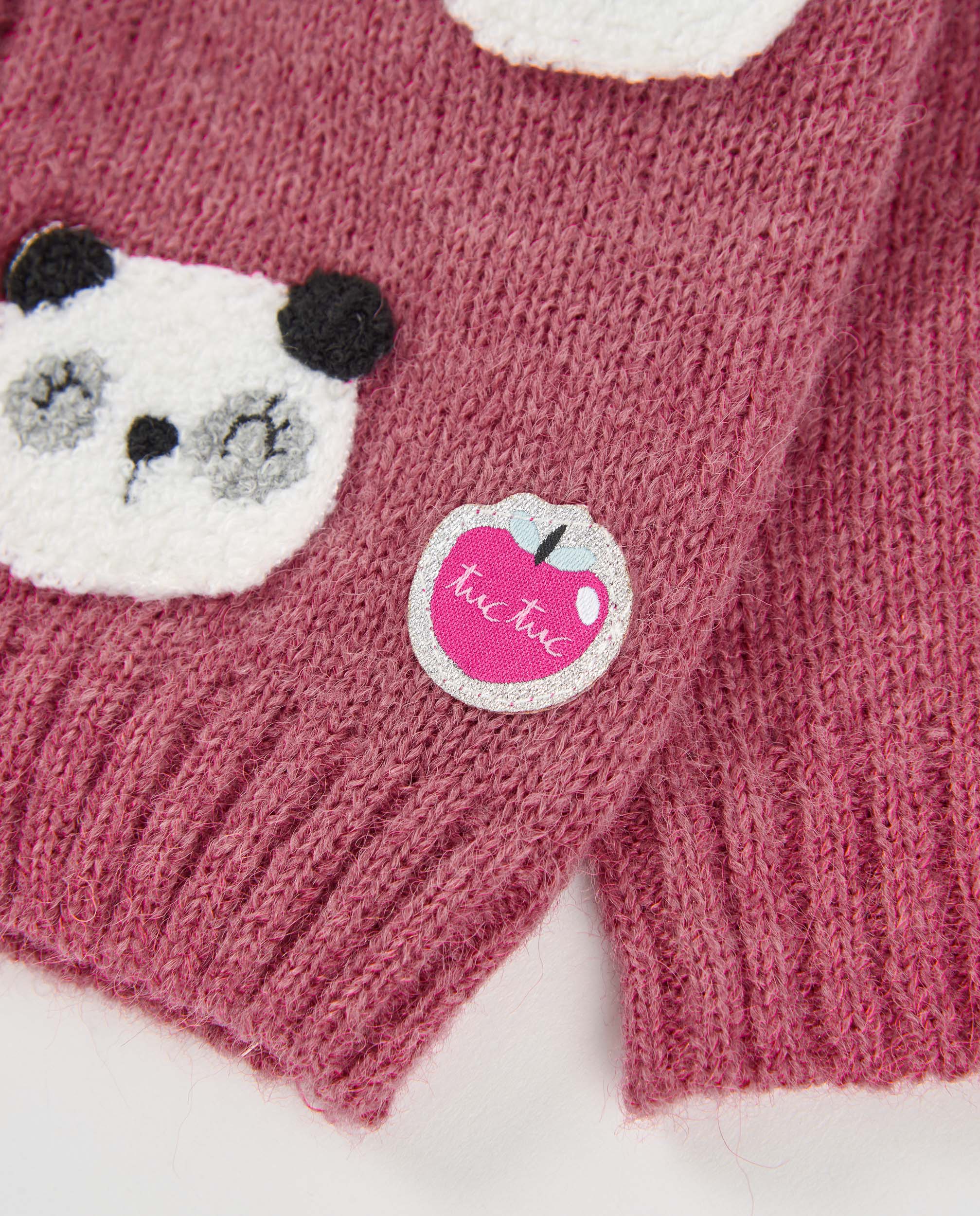TucTuc Maglioni Giacca bambina viola panda 2 anni