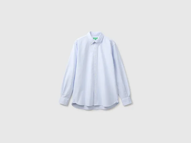 United Colors of Benetton Shirts Camicia Righe Cotone Regular