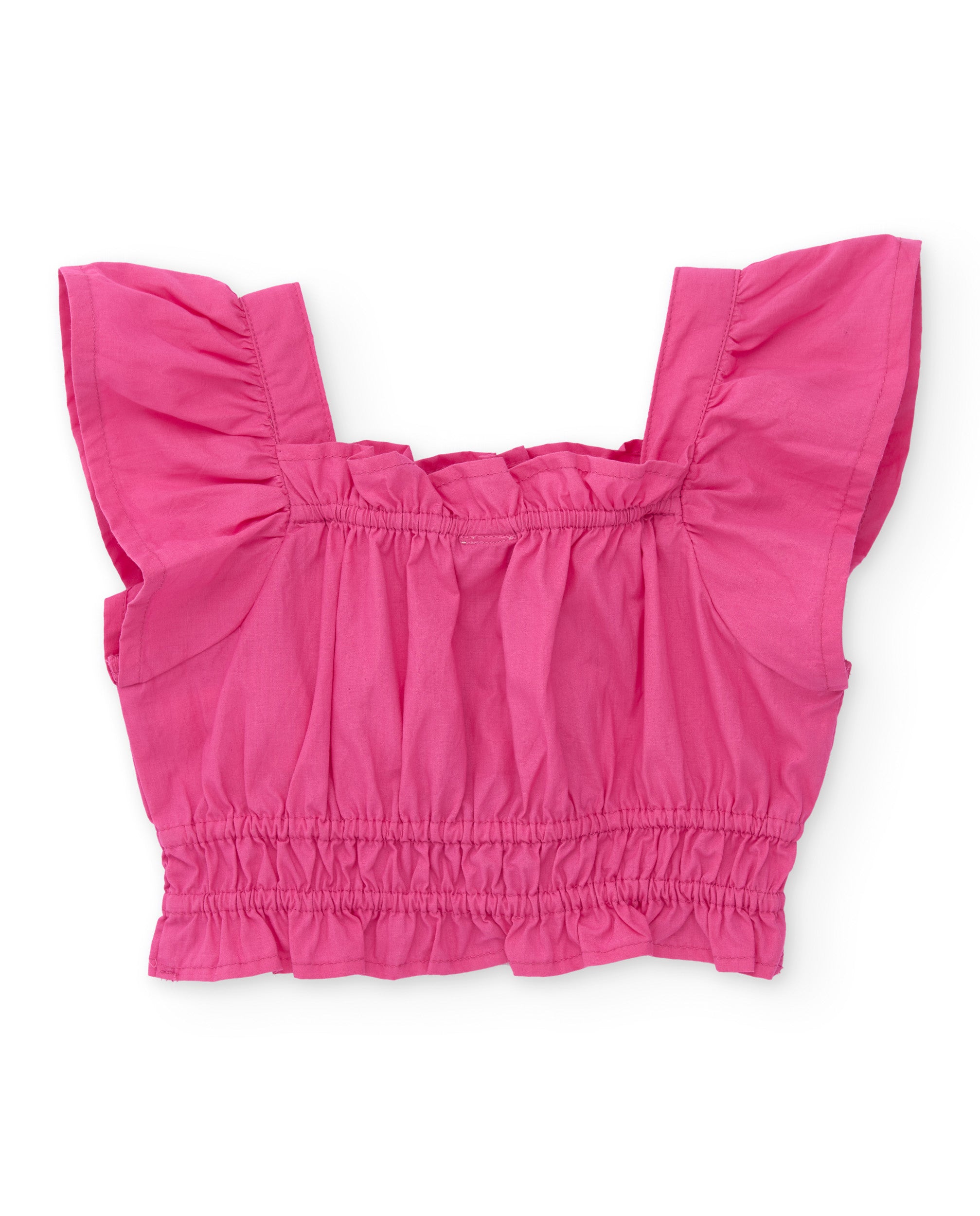TucTuc Magliette Top Bambina Rosa Fucsia con Fiori
